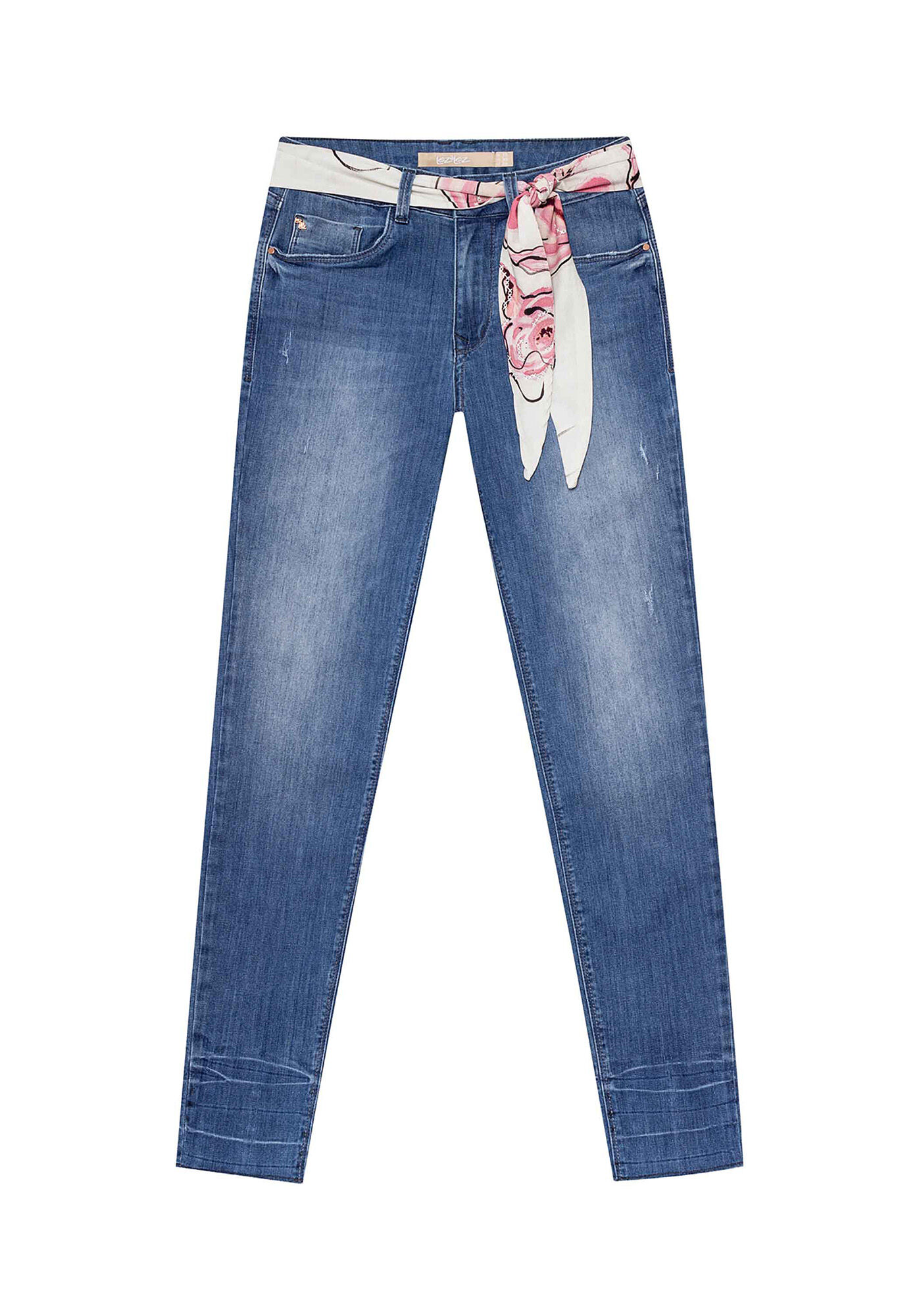 Cal&ccedil;a Jeans Com Elastano Cropped Bali, , large.