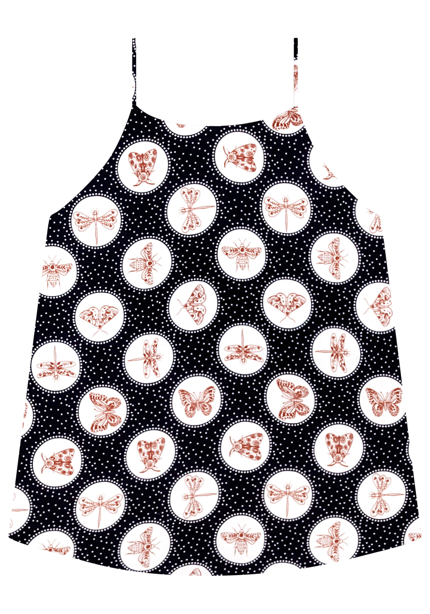 Blusa com Al&ccedil;as em Viscose Estampada, , large.