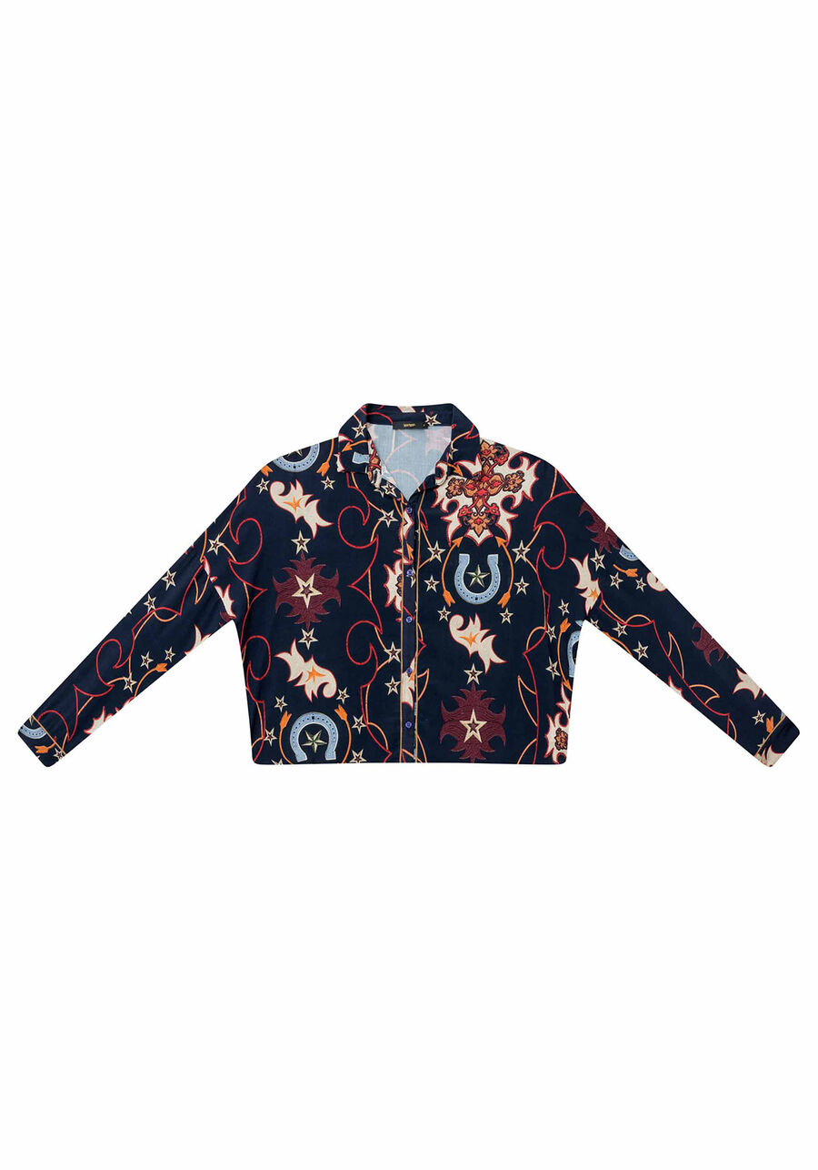 Camisa Manga Longa Cropped Tecido, . Camisa Manga Longa Cropped Tecido, , large.