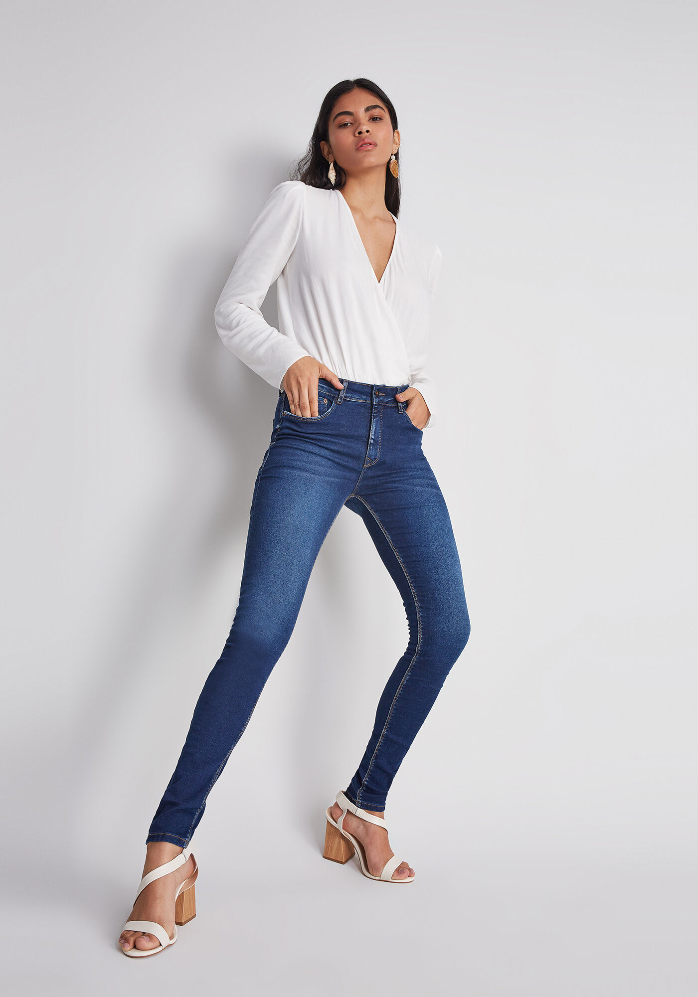 Cal&ccedil;a Skinny Sirena Flat Belly, , large.