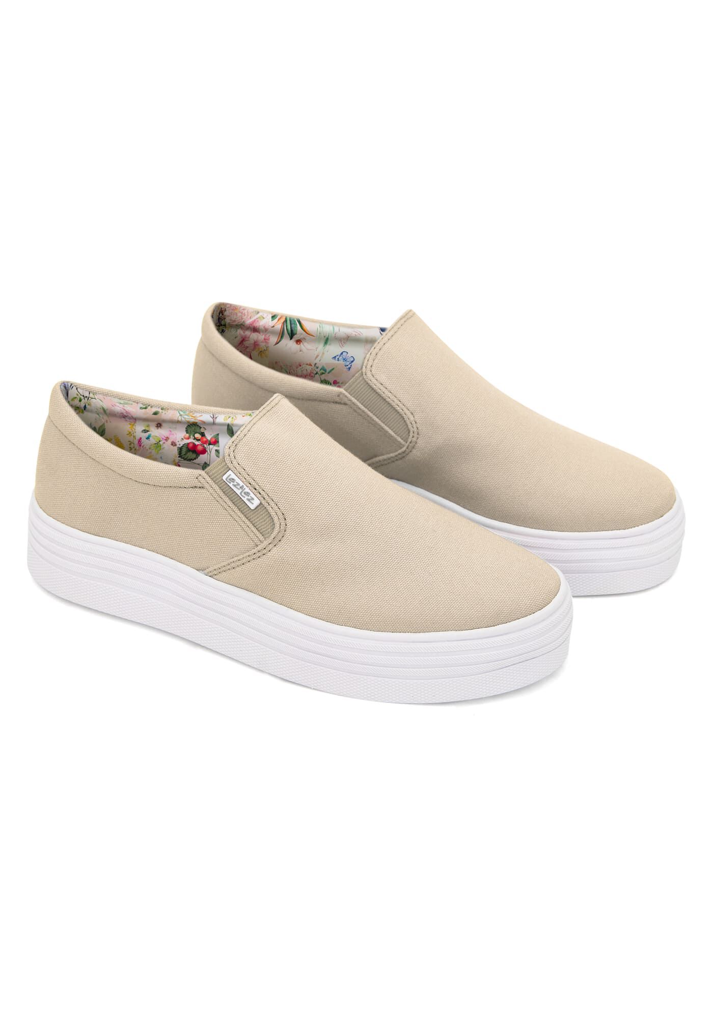 T nis Slip On Flatform Lez a Lez