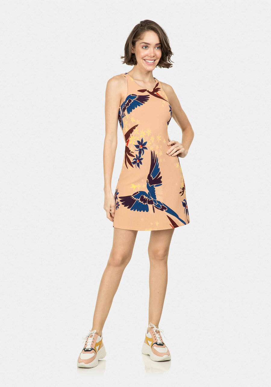 Vestido Estampa Guacamayo, . Vestido Estampa Guacamayo, , large.