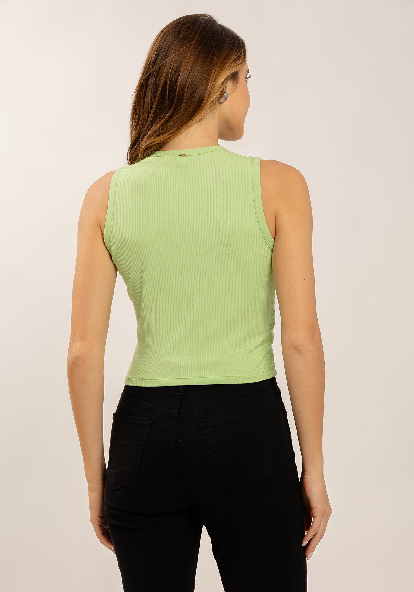 Blusa Cropped Canelada com Tor&ccedil;&atilde;o Busto, , large.