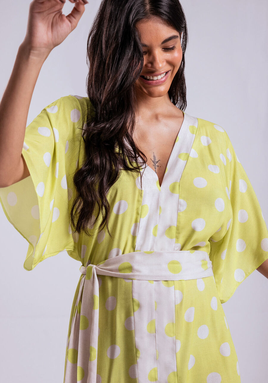 Vestido Midi em Viscose com Cinto, . Vestido Midi em Viscose com Cinto, , large.