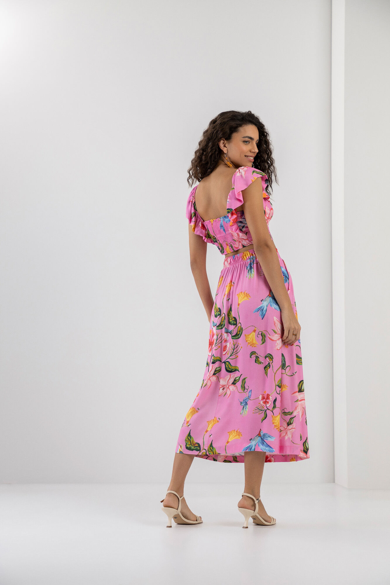 Blusa Cropped Estampada com Tor&ccedil;&atilde;o Busto, IAPUAMA, large.