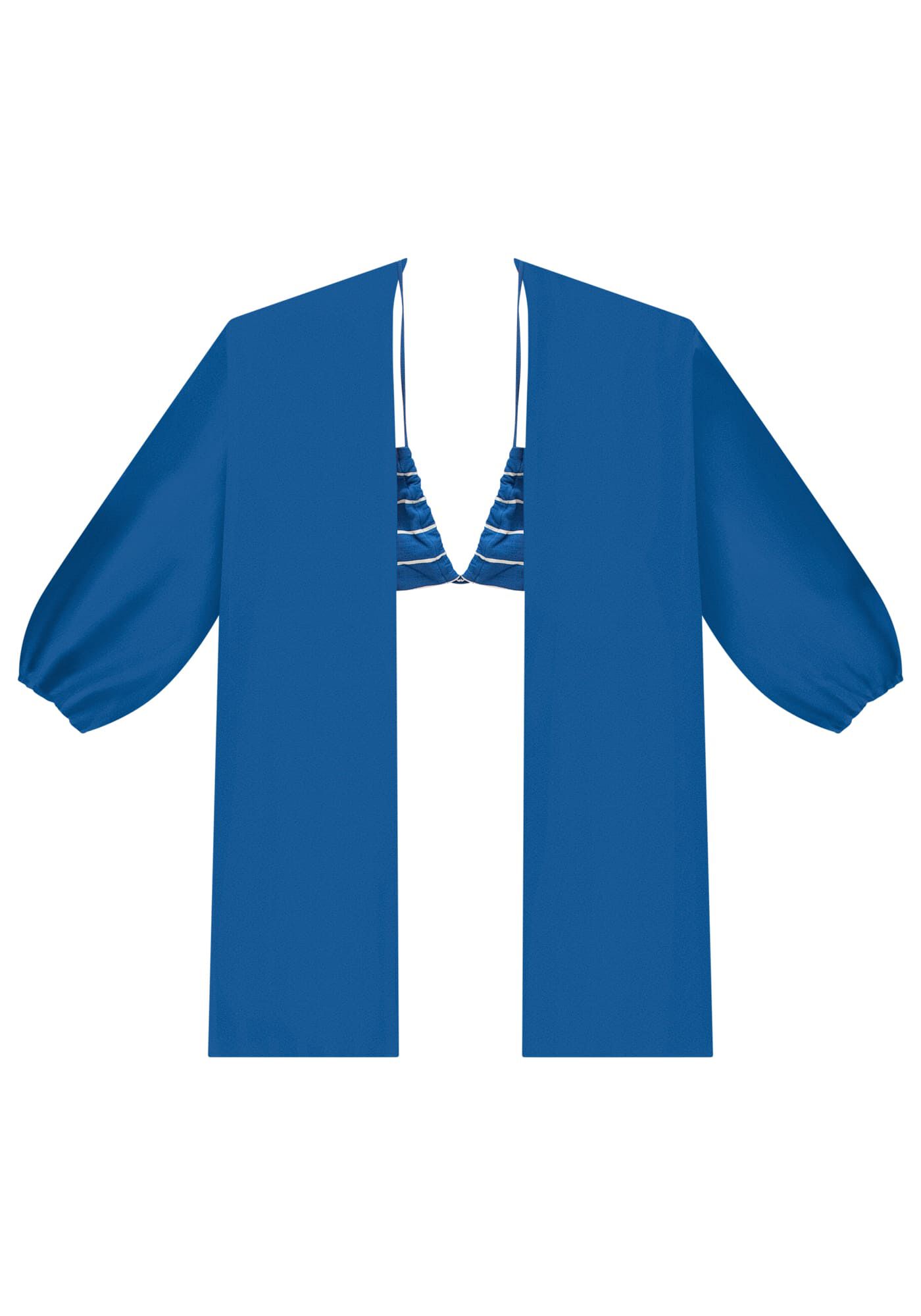 Kimono em Viscose com Top Estampado, , large.