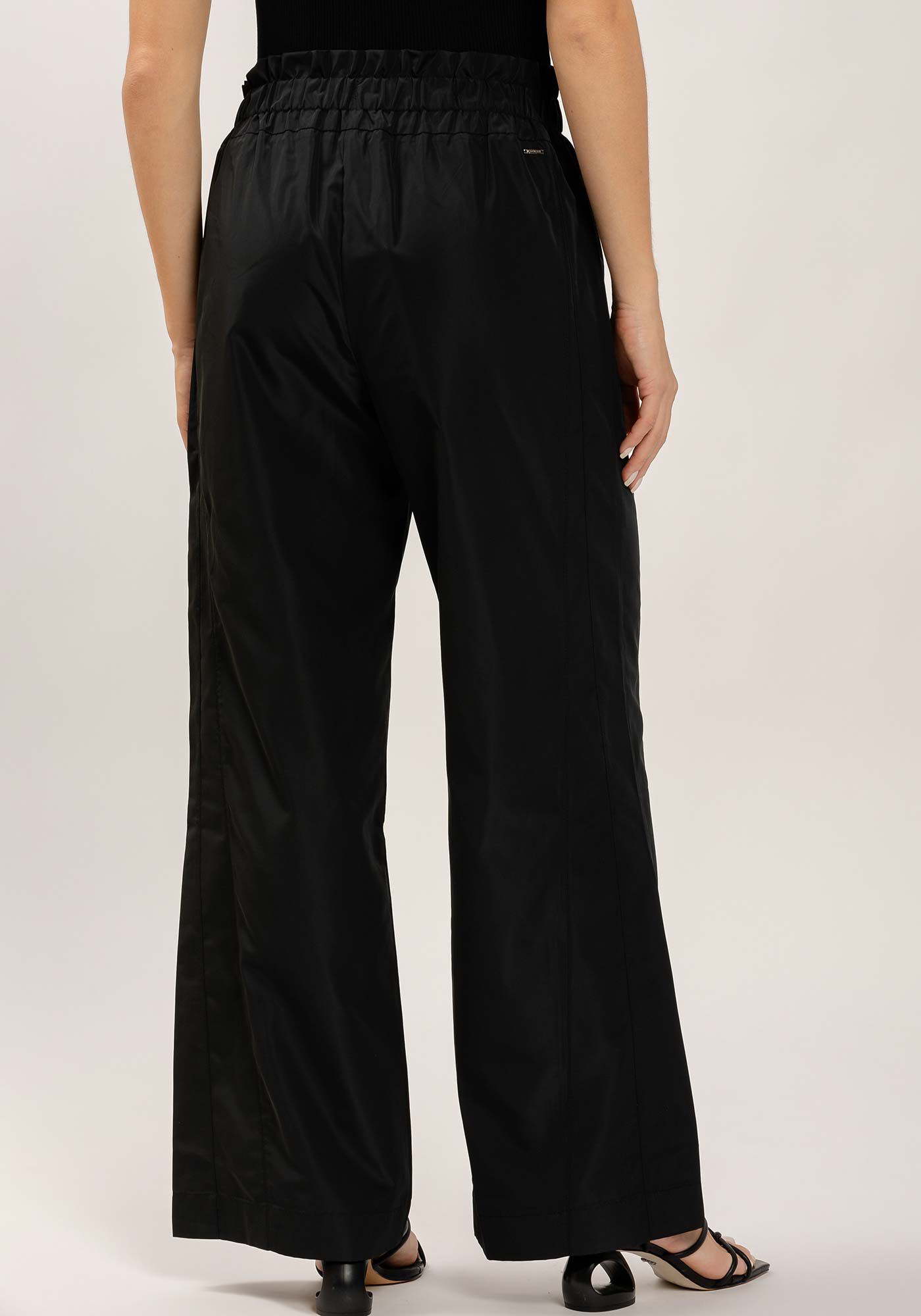 Cal&ccedil;a Wide Leg Cintura Alta com El&aacute;stico C&oacute;s, , large.