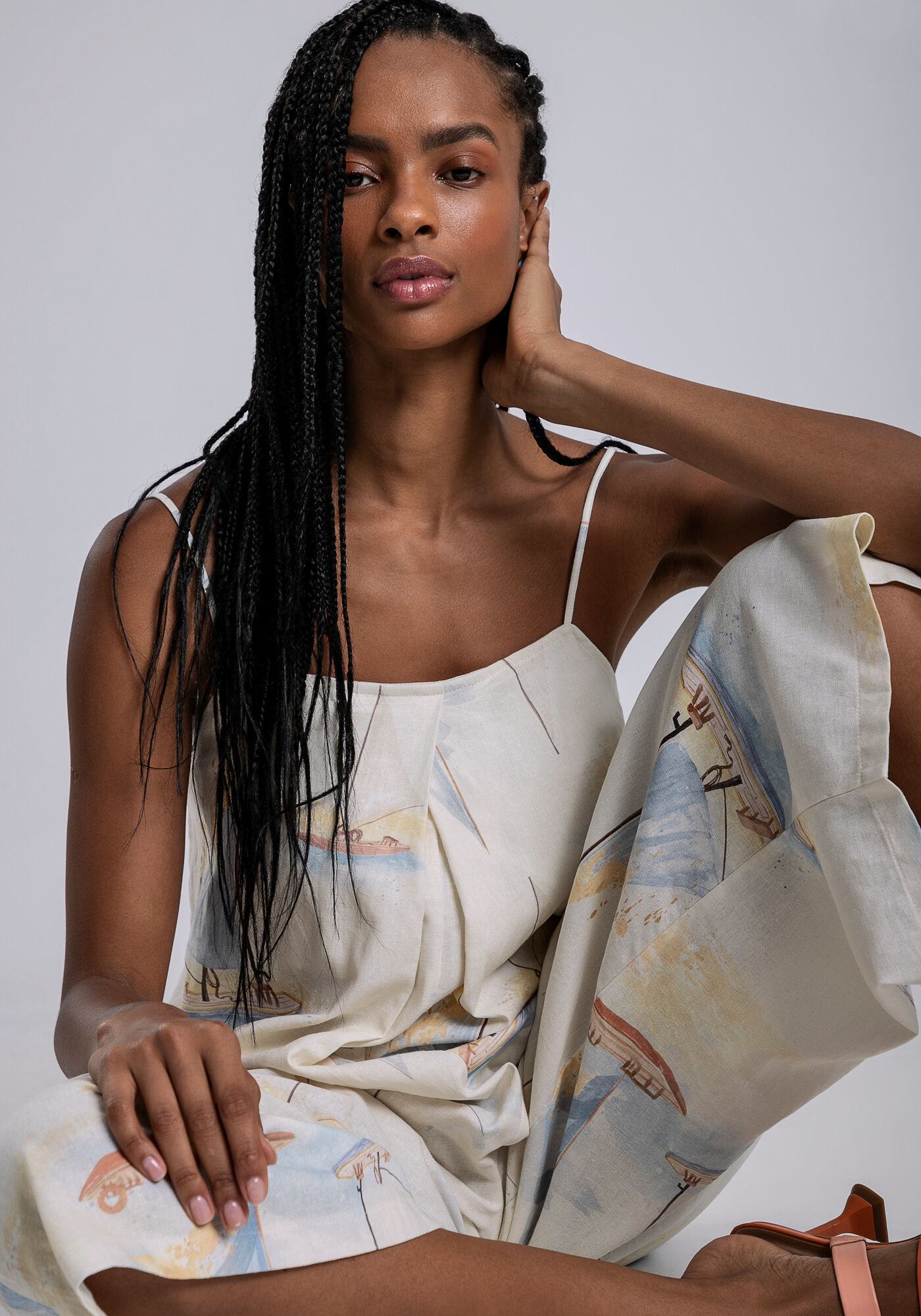 Macac&atilde;o Midi em Linho com Prega, MARACAIPE, large.