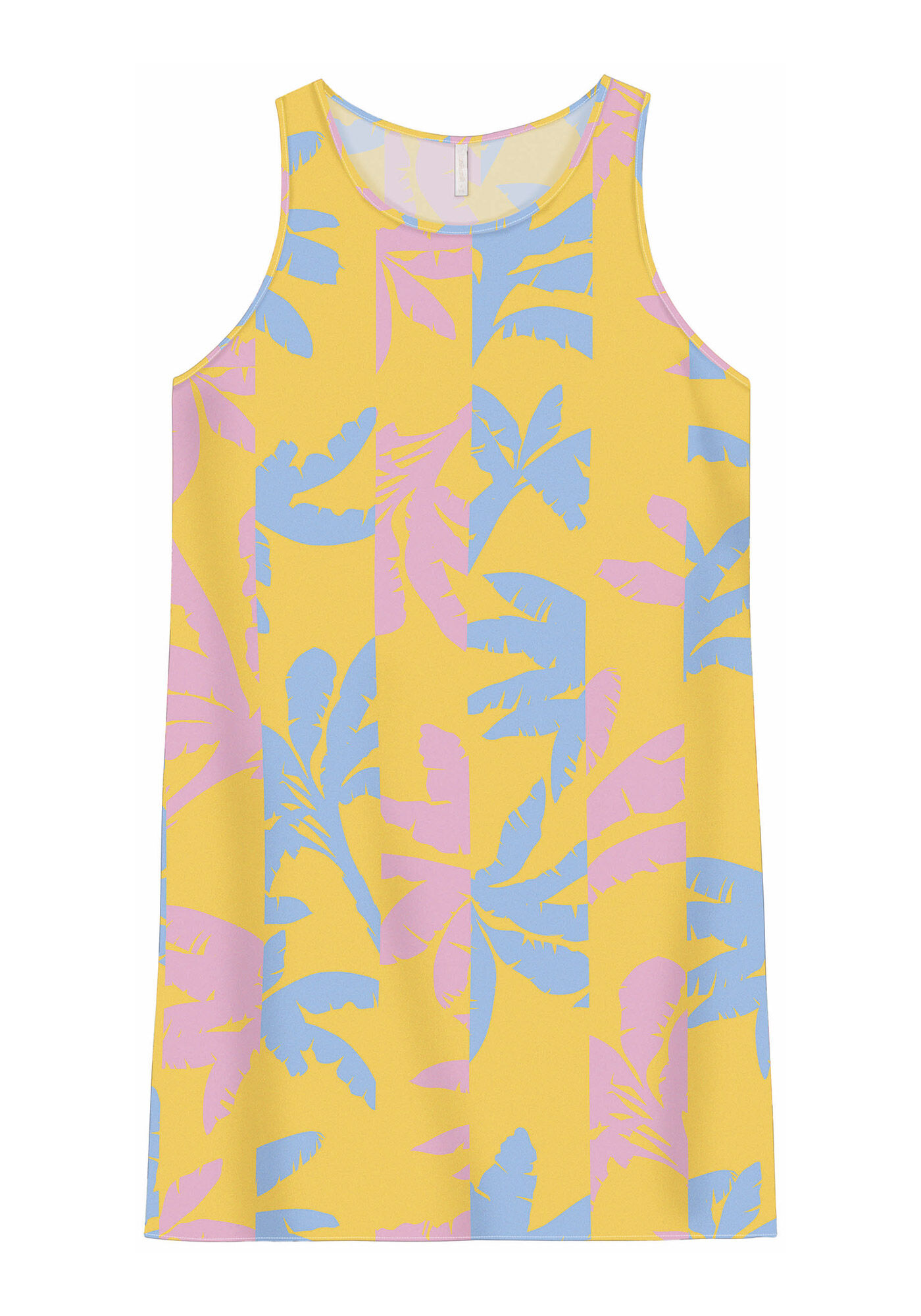 Vestido Curto em Viscose Estampado, , large.