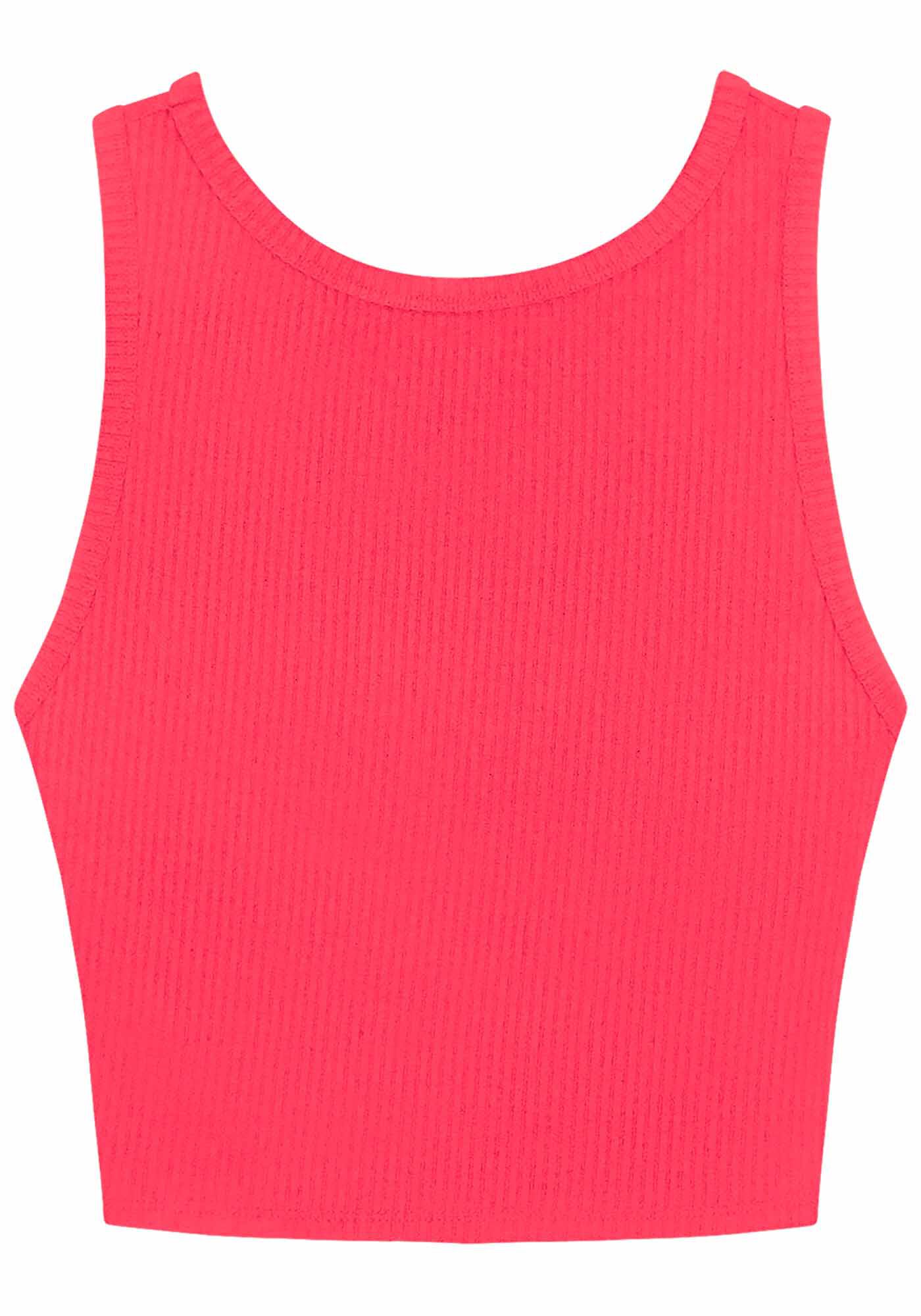 Regata Cropped Canelada Halter Neck, , large.