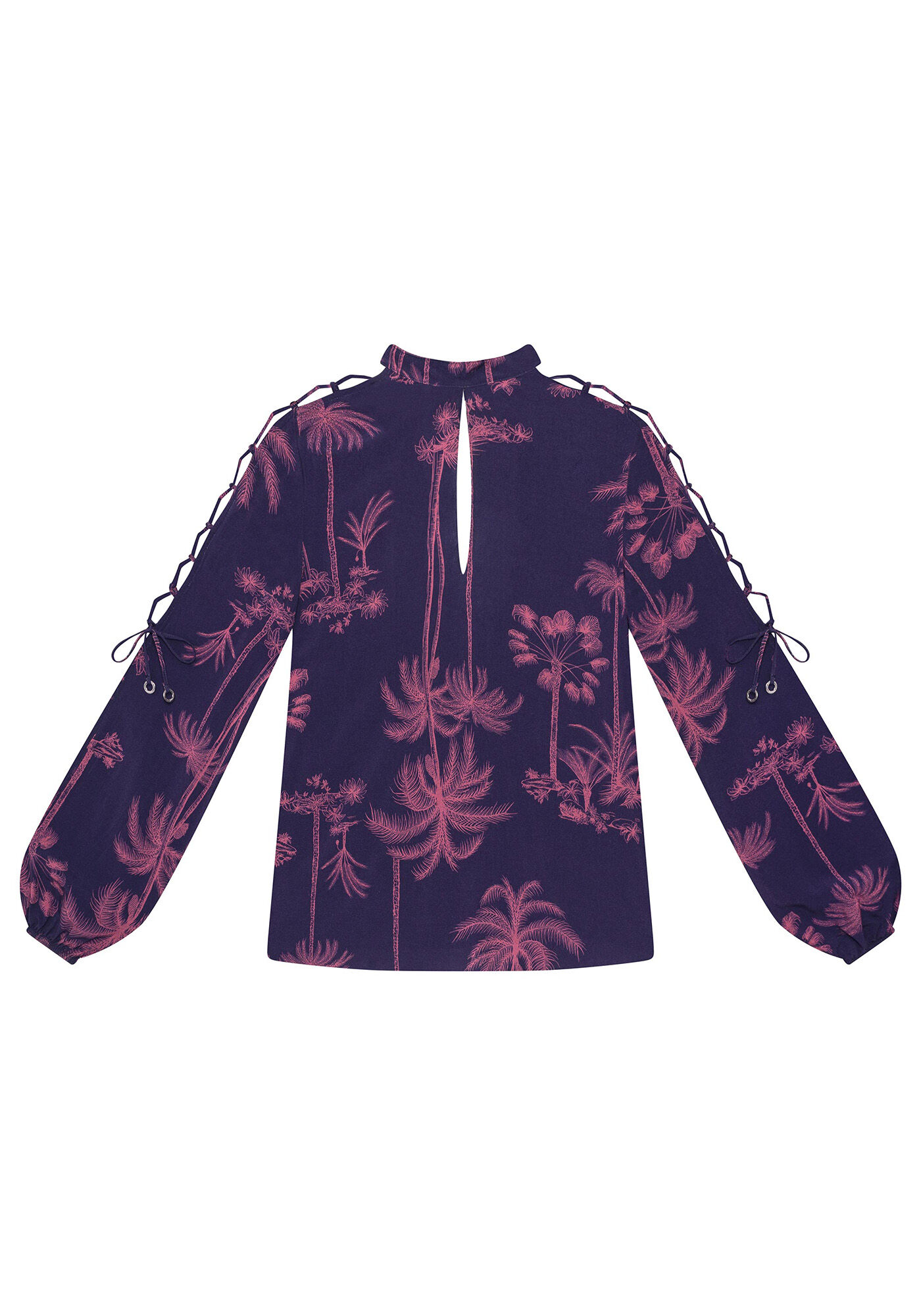 Blusa Manga Longa Lace Up, , large.