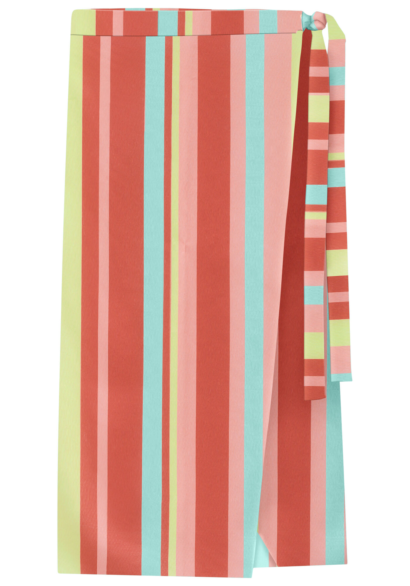 Saia Midi Canelada Transpassada, LADEIRA, large.