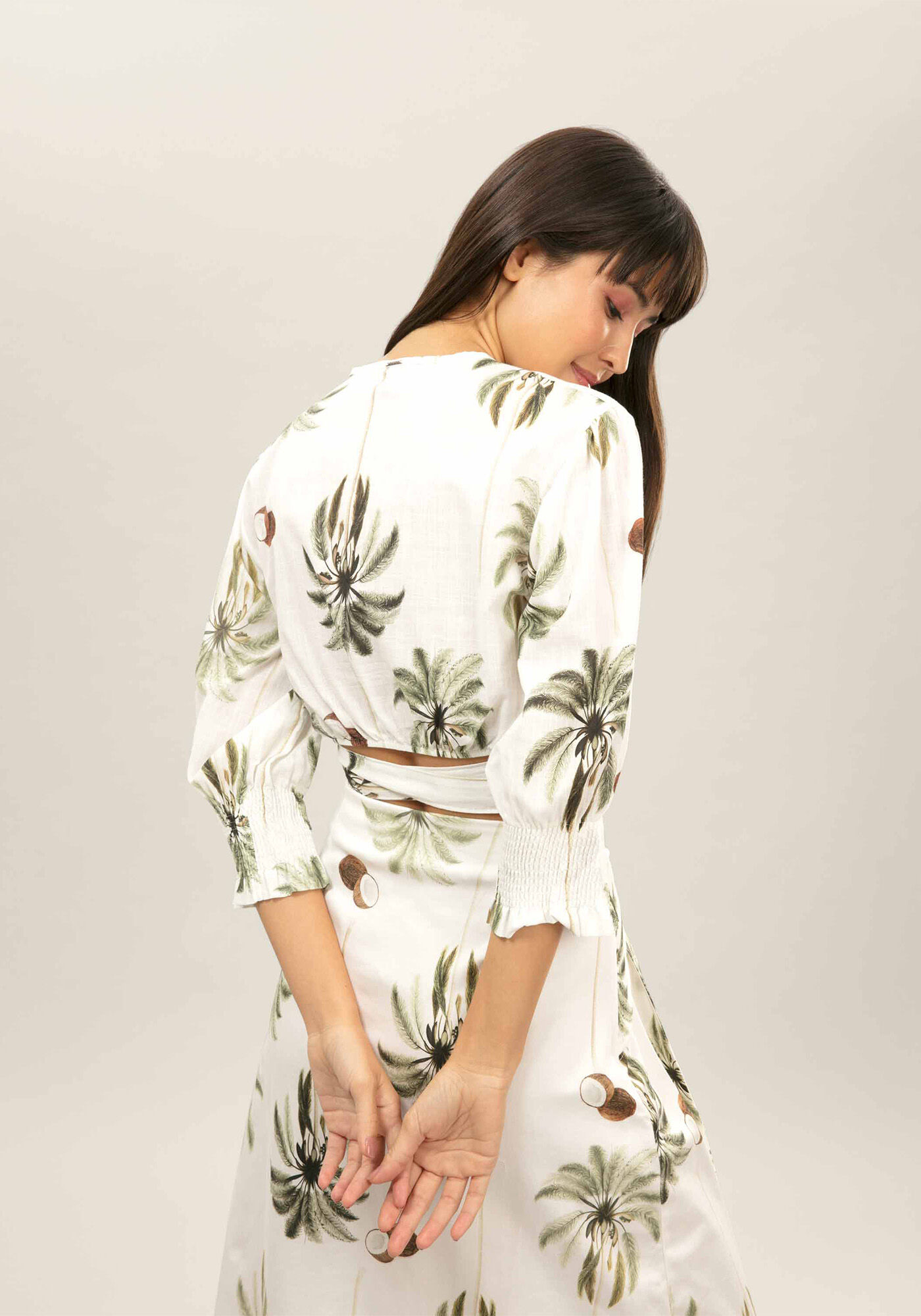 Blusa Manga 3/4 Amarra&ccedil;&atilde;o, , large.