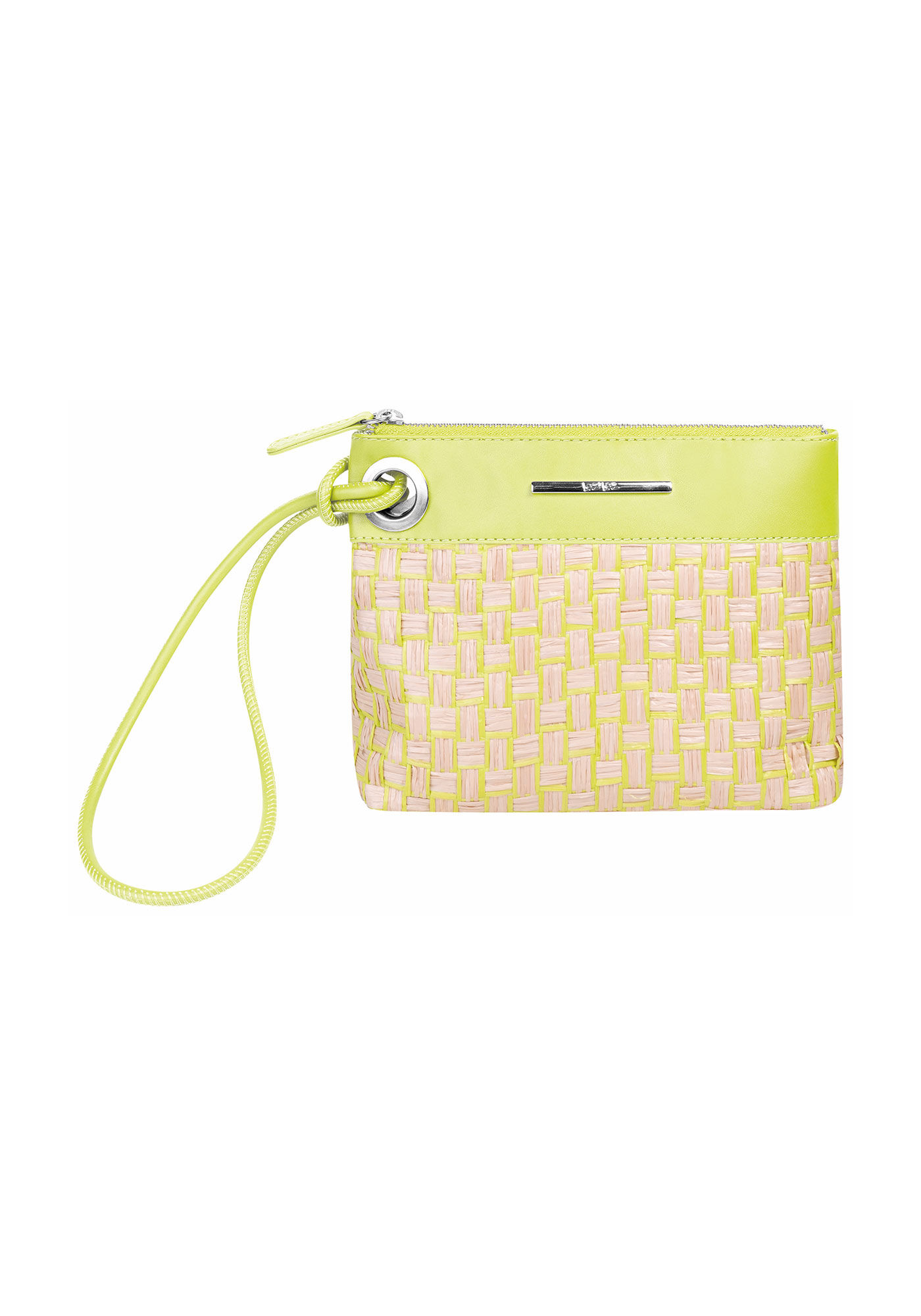 Bolsa Clutch em R&aacute;fia com Al&ccedil;a, , large.