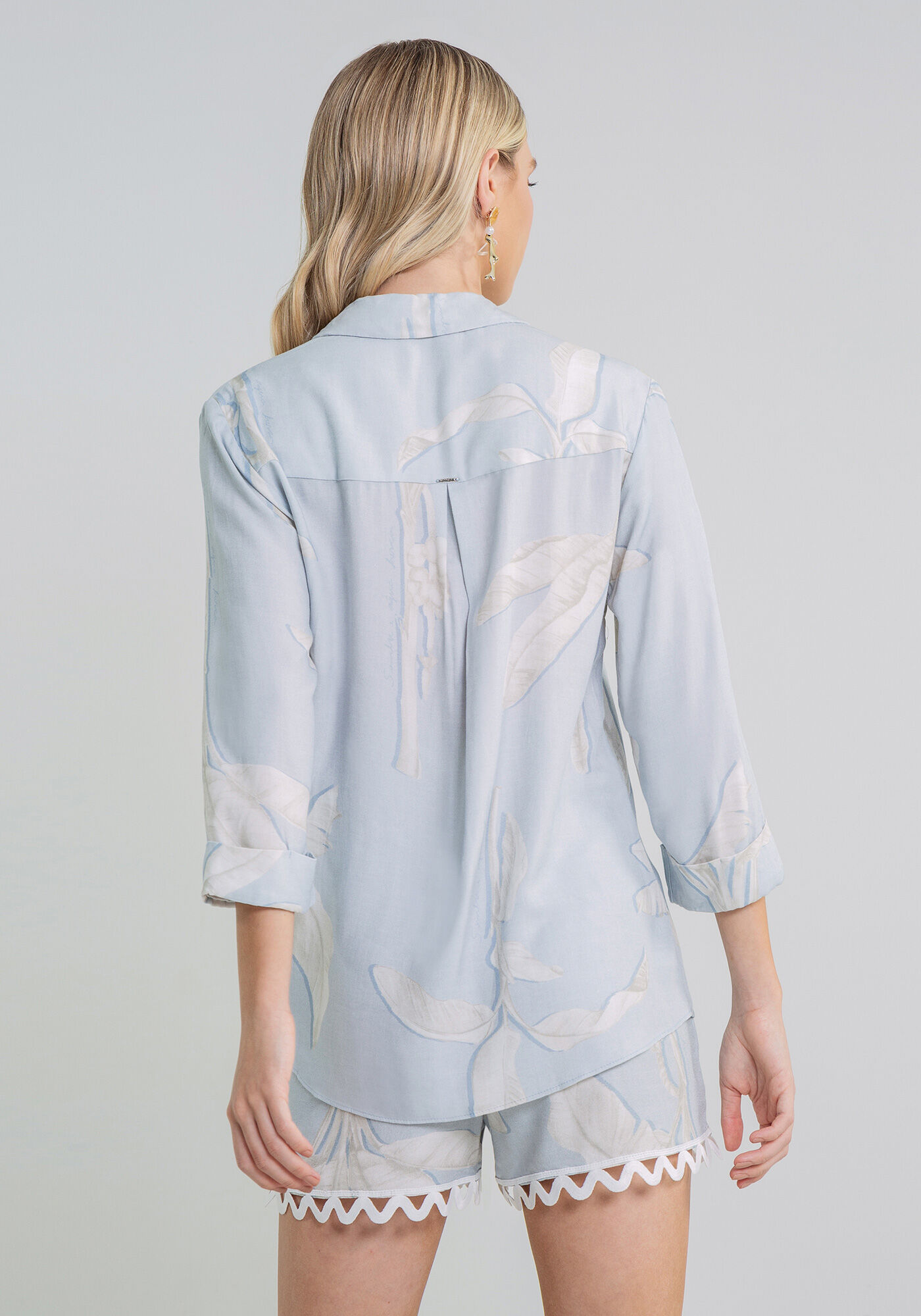 Camisa Manga 3/4 Estampa, , large.