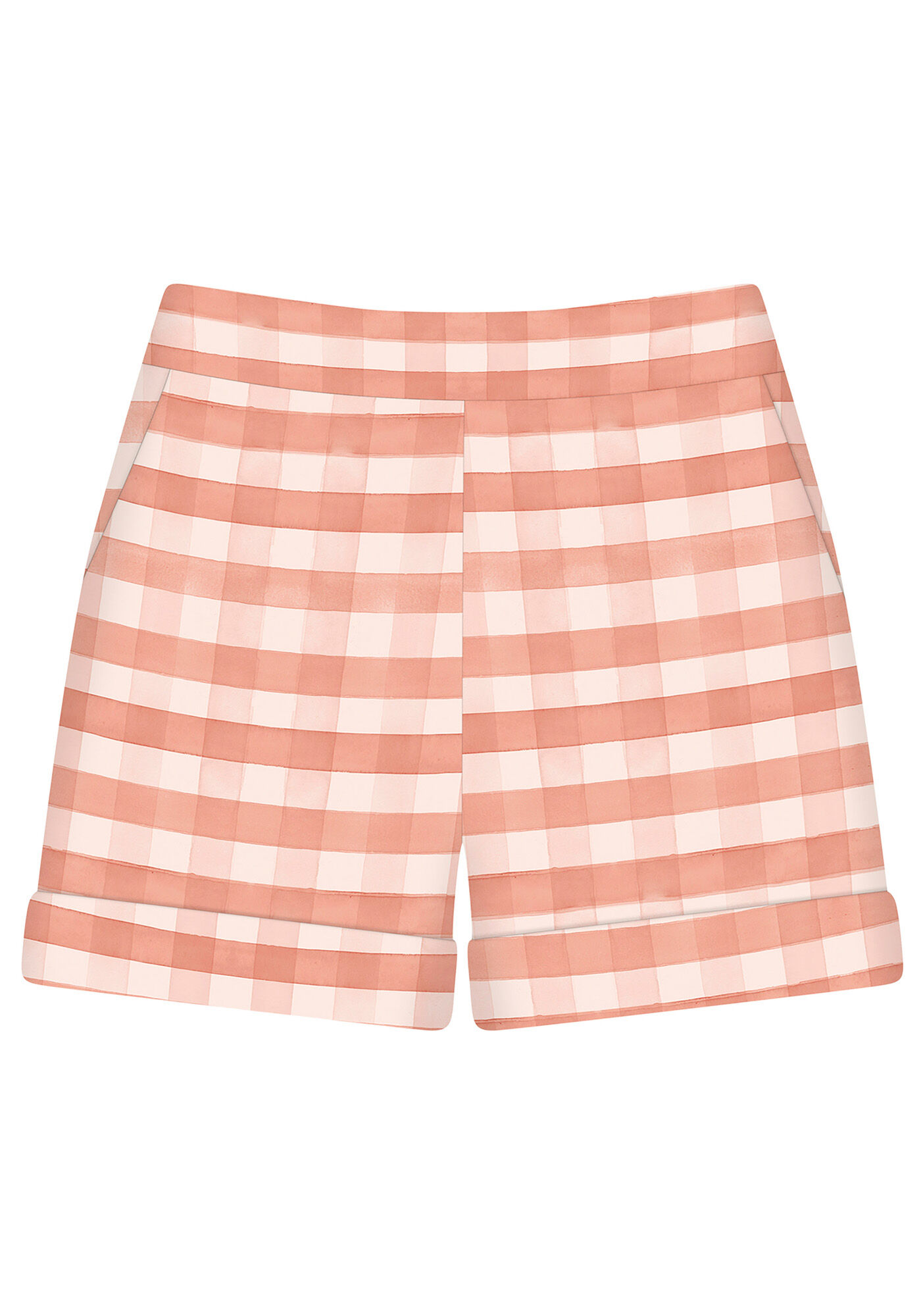 Shorts Tecido Cotton Satin Flora, , large.