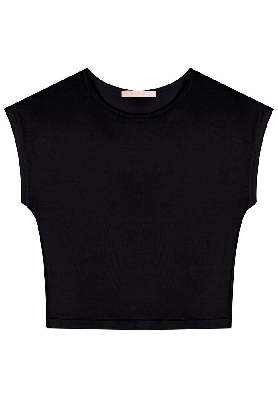 Blusa em Malha Modal Cropped Basic, . Blusa em Malha Modal Cropped Basic, , large.