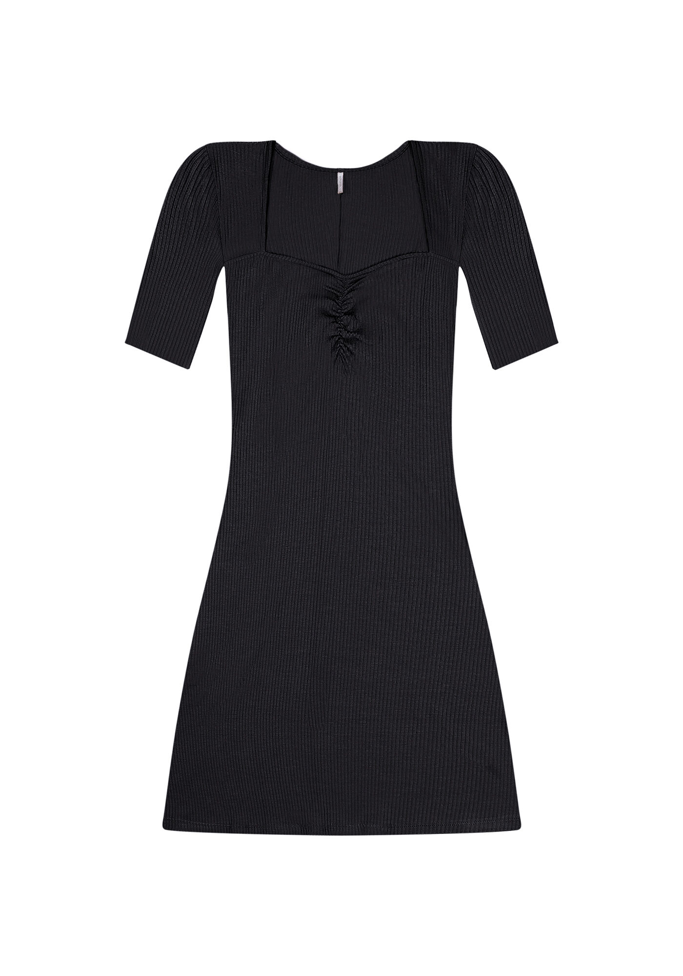 Vestido Curto Franzido Busto, , large.