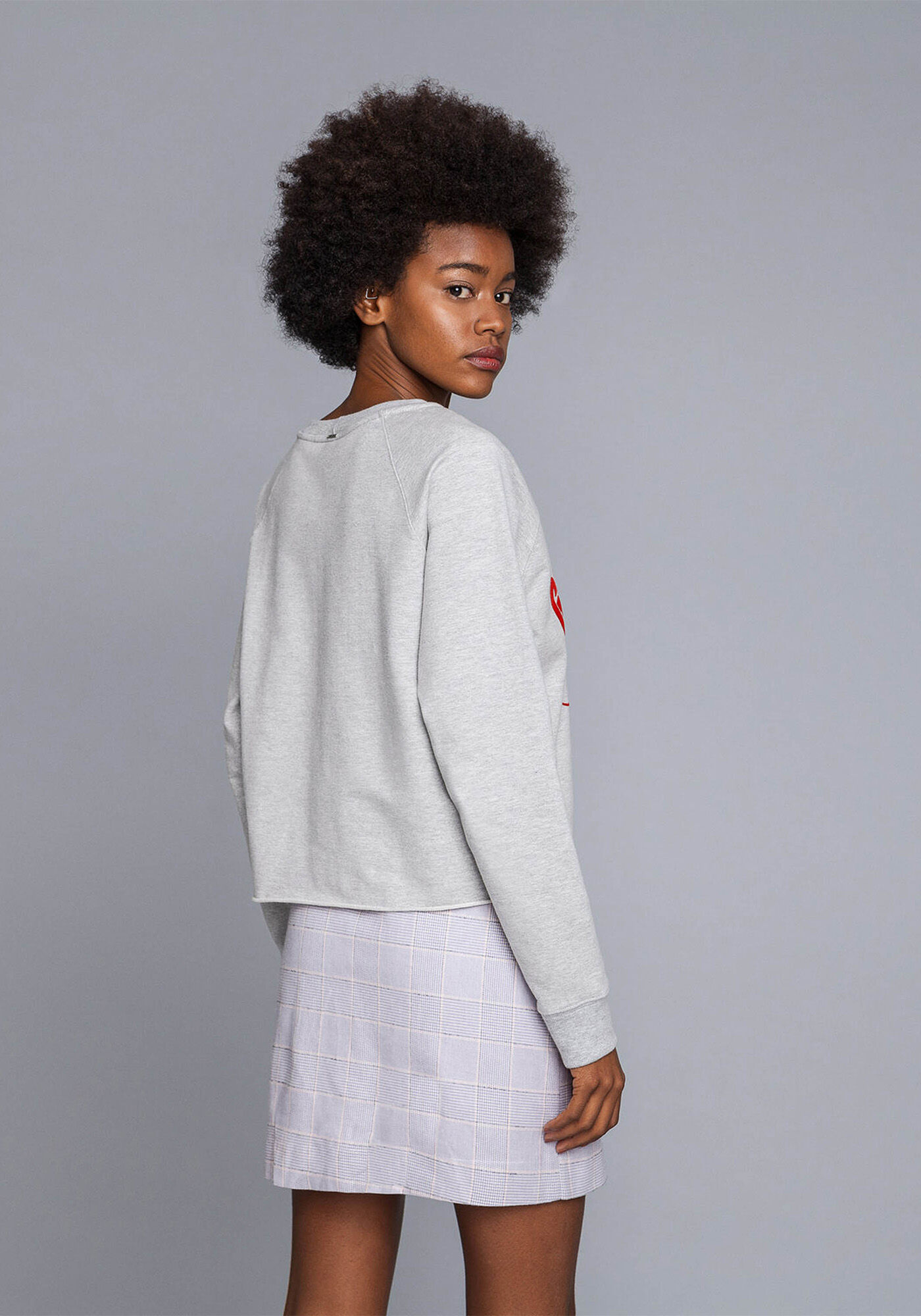 Blus&atilde;o Amplo Estampado, , large.