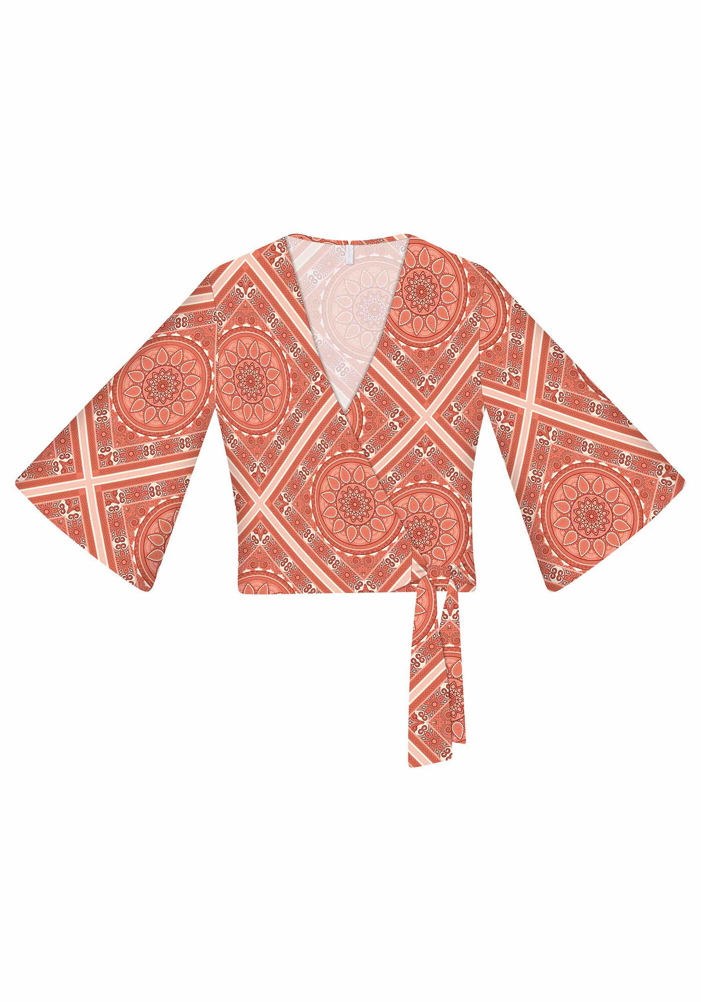 Blusa Envelope Estampa, , large.