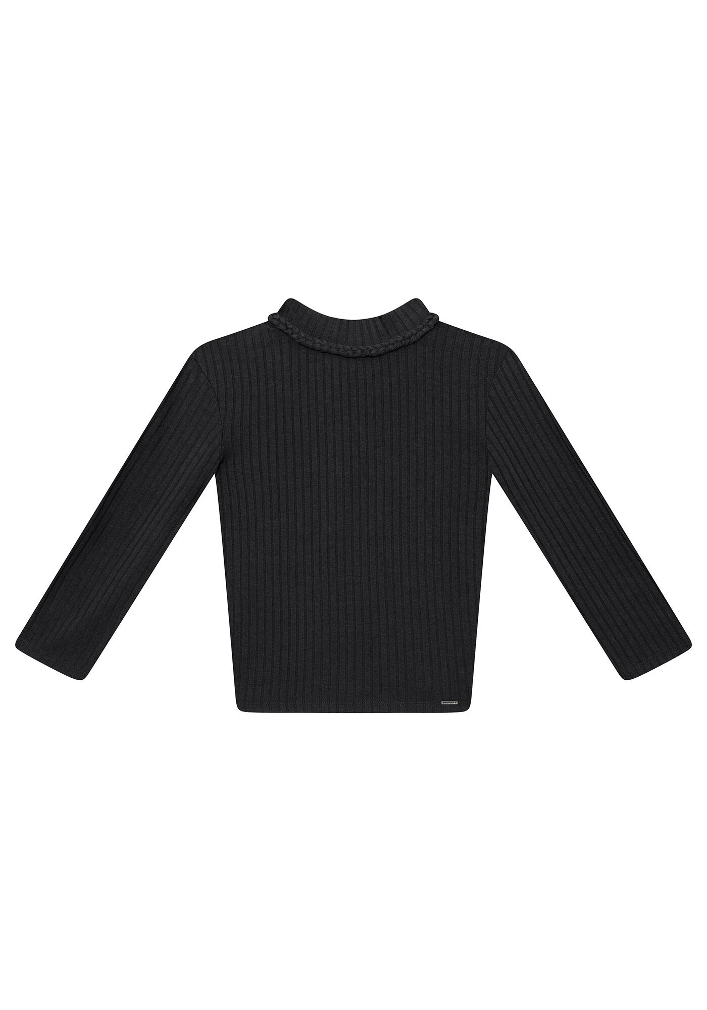 Blusa Manga 3/4 Gola Alta, , large.