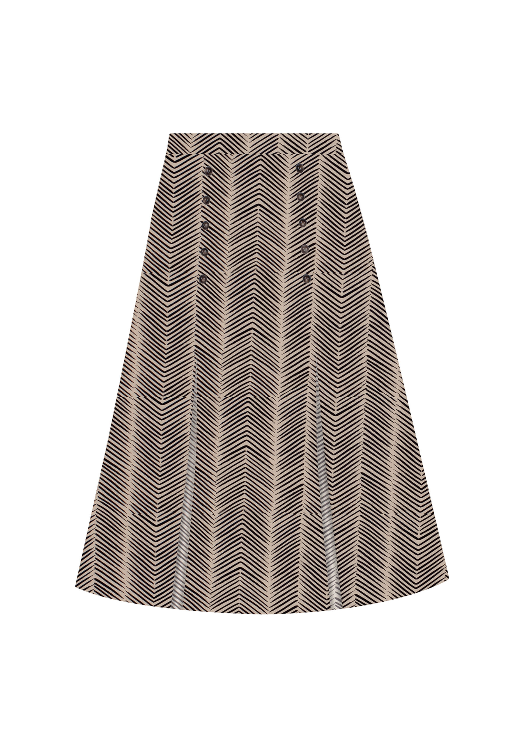 Saia Botões e Fenda Estampa, CAMINHOS. Saia Botões e Fenda Estampa, CAMINHOS, large.