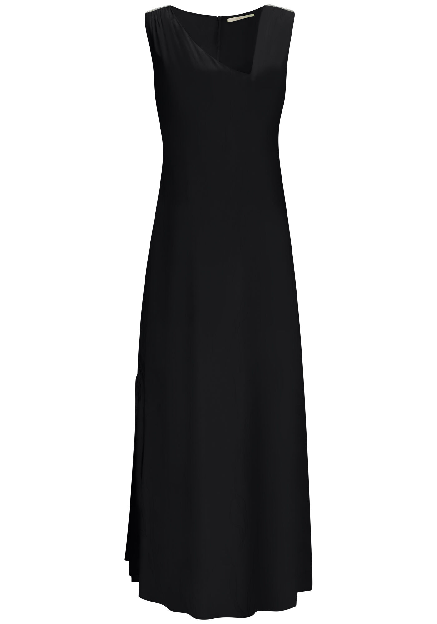 Vestido Midi Ch&aacute; Amplo com Strass Ombros, , large.