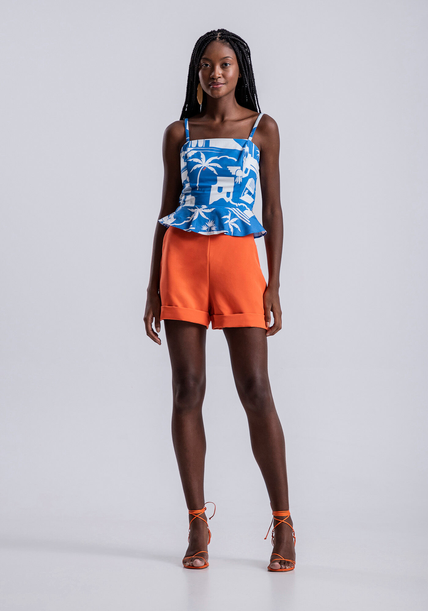 Blusa com Al&ccedil;as com Amarra&ccedil;&atilde;o Costas, , large.