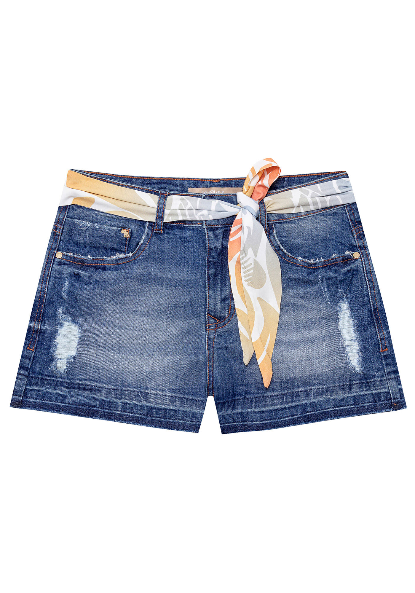 Shorts Jeans com Elastano, , large.
