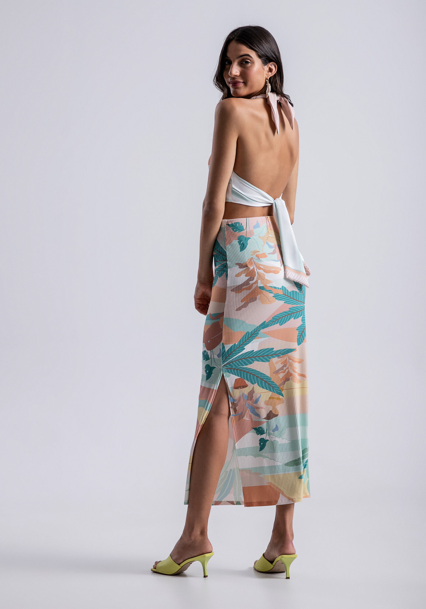 Blusa Frente &Uacute;nica Cropped Estampada, , large.