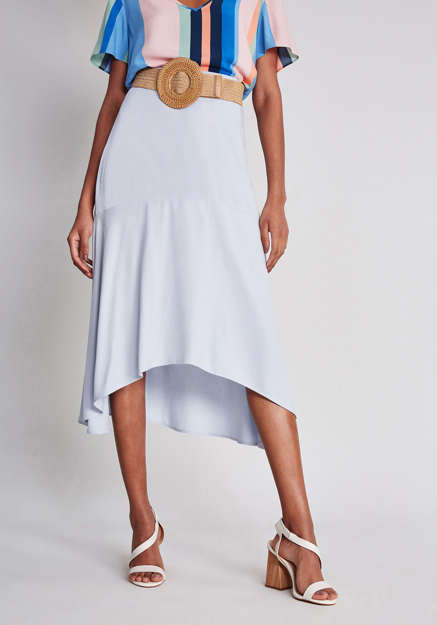 Saia M&iacute;di Babado Mullet, , large.