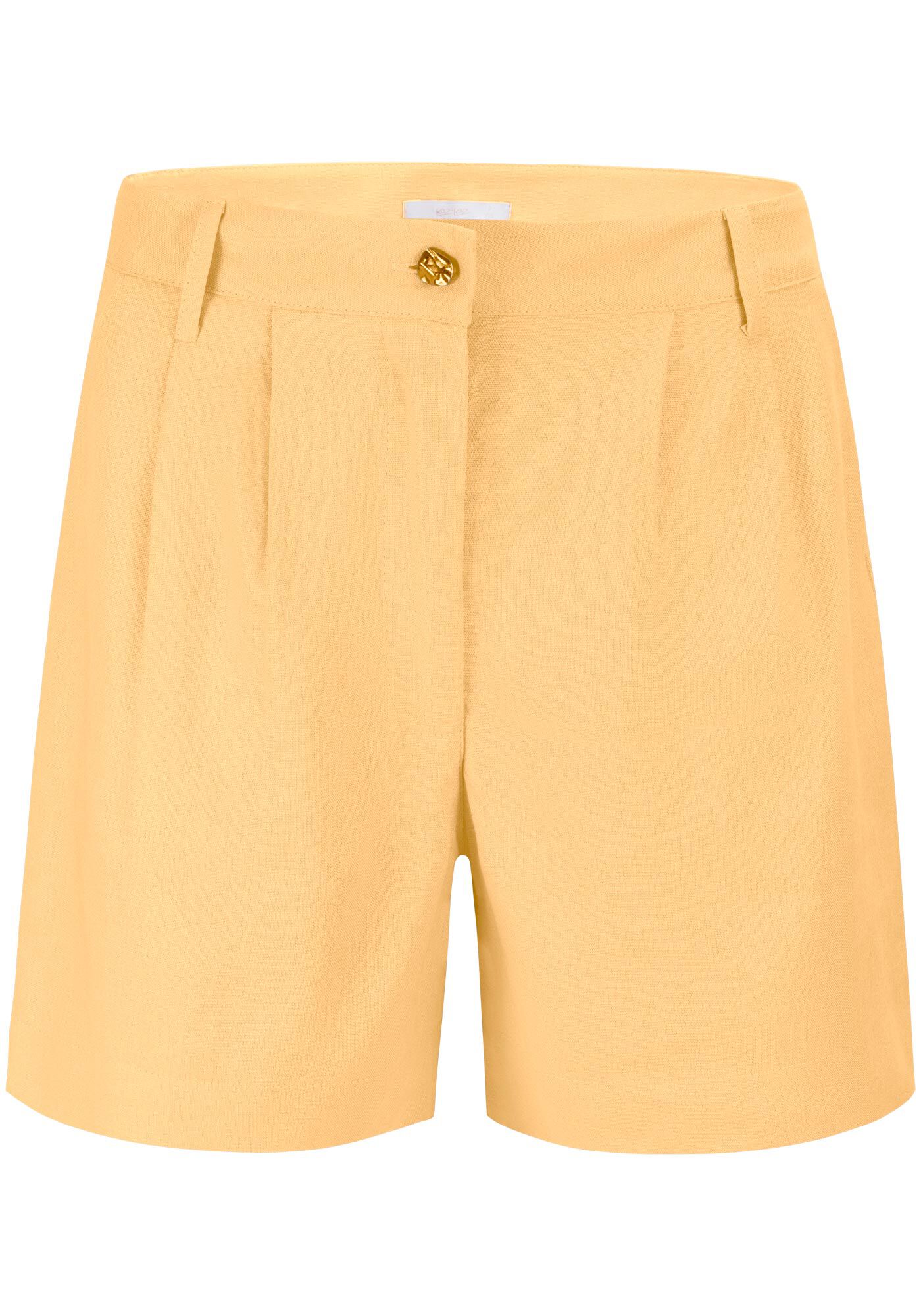 Shorts Alfaiataria em Linho com Cintura Alta, , large.