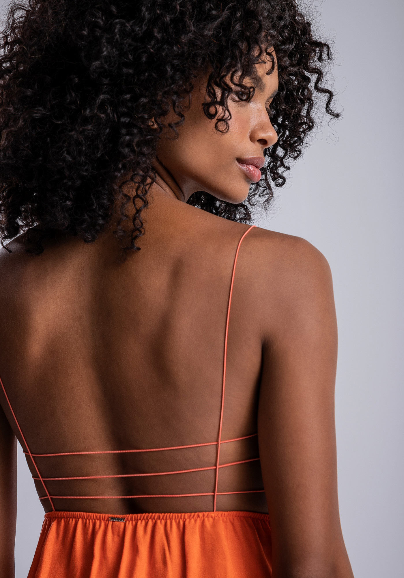 Blusa com Al&ccedil;as em Crepe Decote Reto, , large.