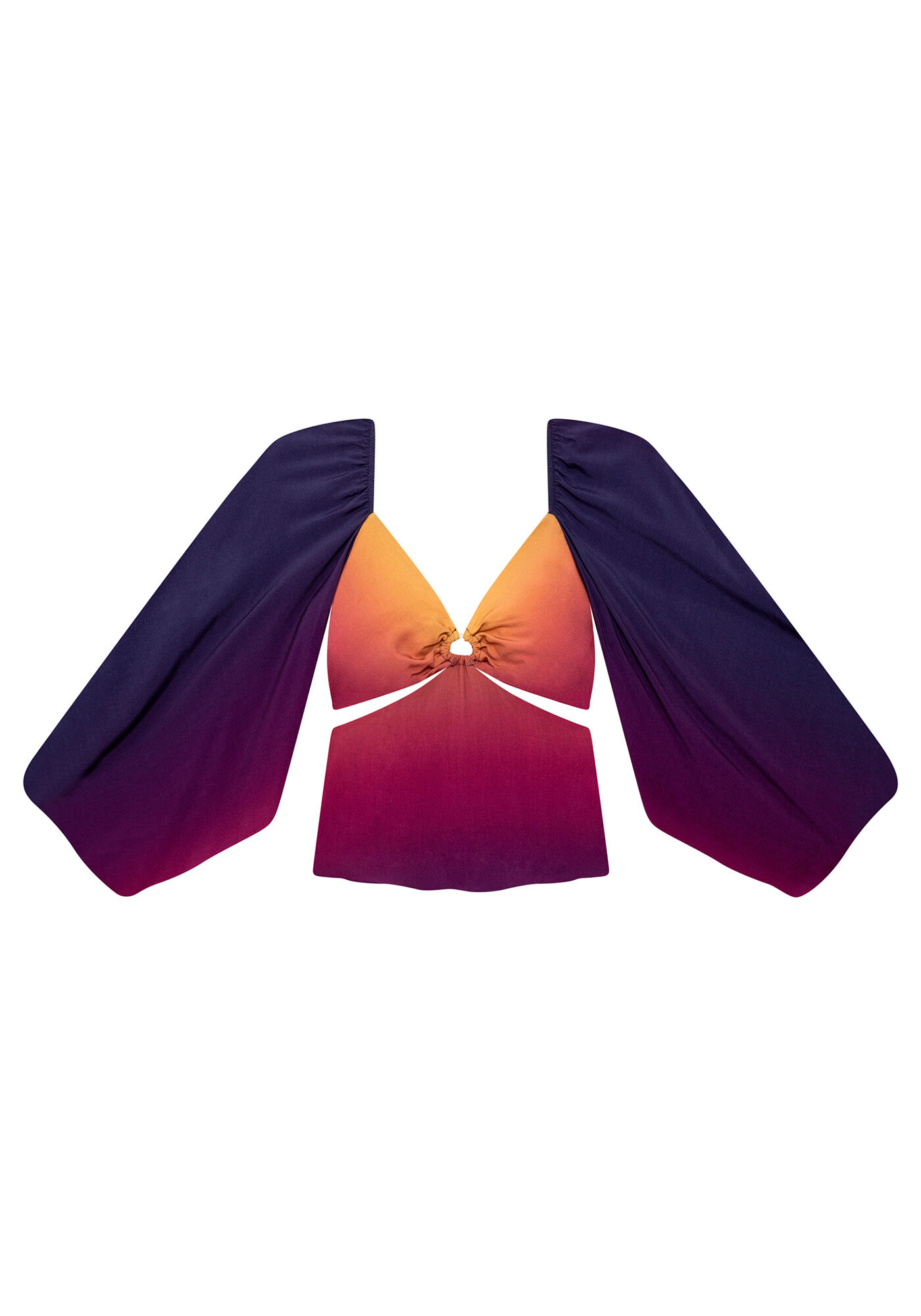 Blusa Manga M&aacute;xi Cuts Estampa, , large.