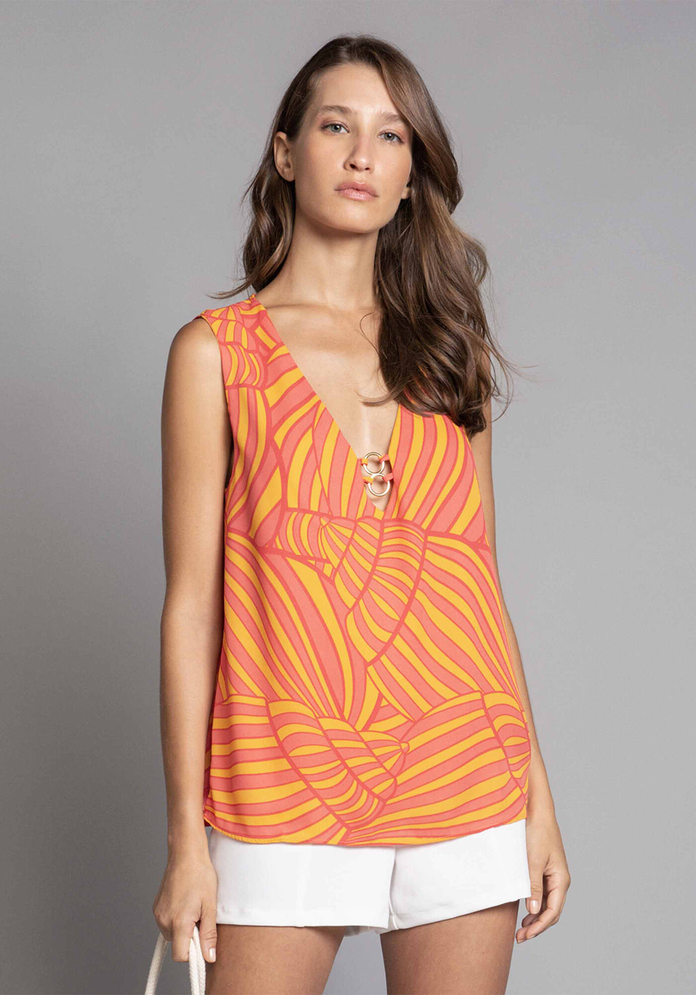 Blusa Argolas Estampa, , large.