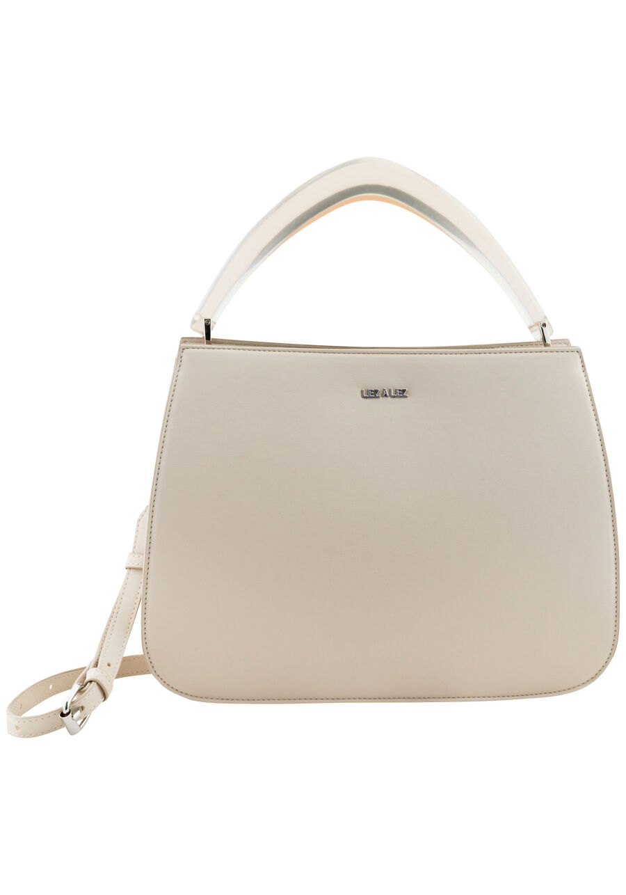 Bolsa Média Estruturada com Duas Alças, . Bolsa Média Estruturada com Duas Alças, , large.