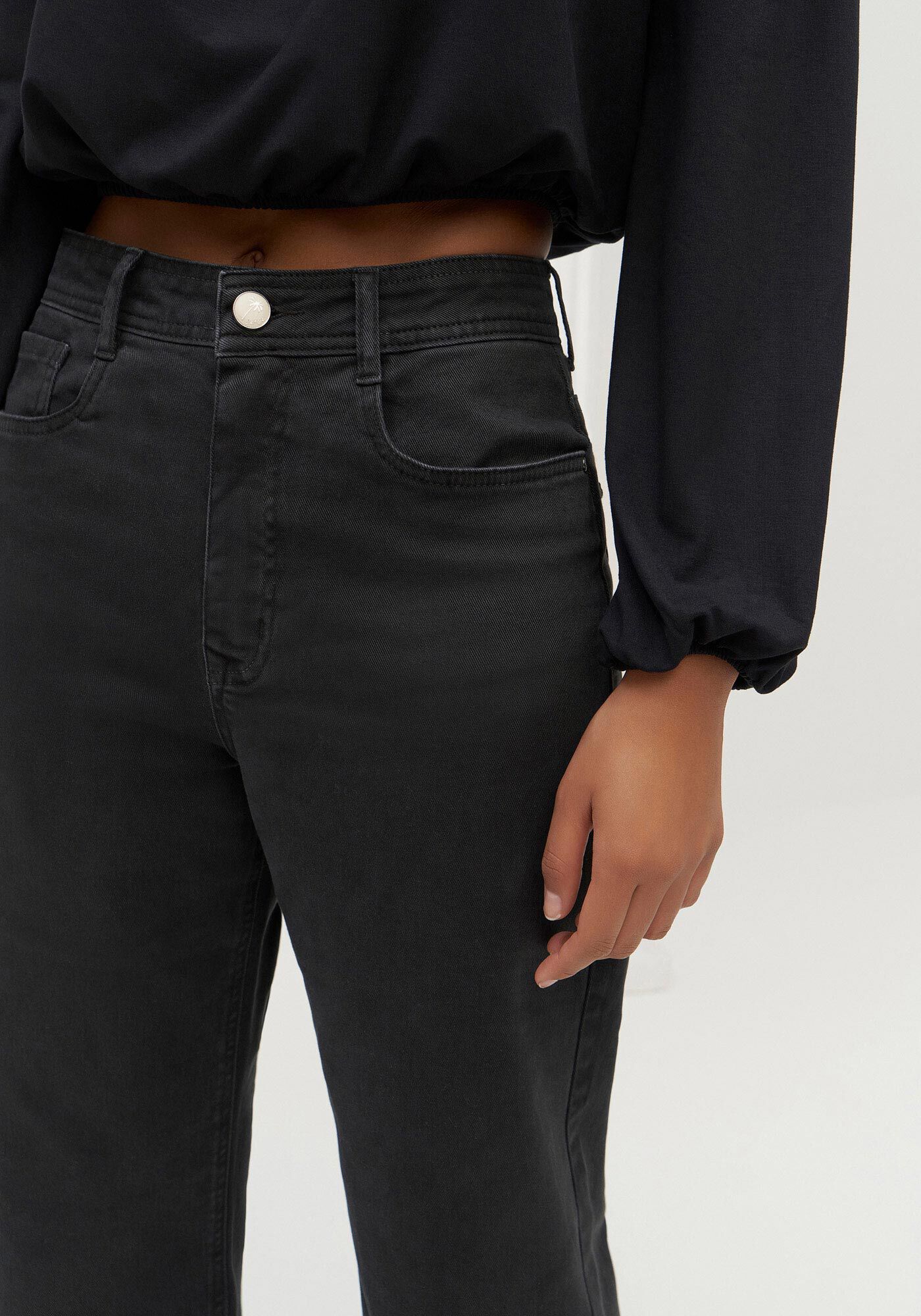 Cal&ccedil;a Sarja Wide Leg Comfort Cropped Super Alta, , large.