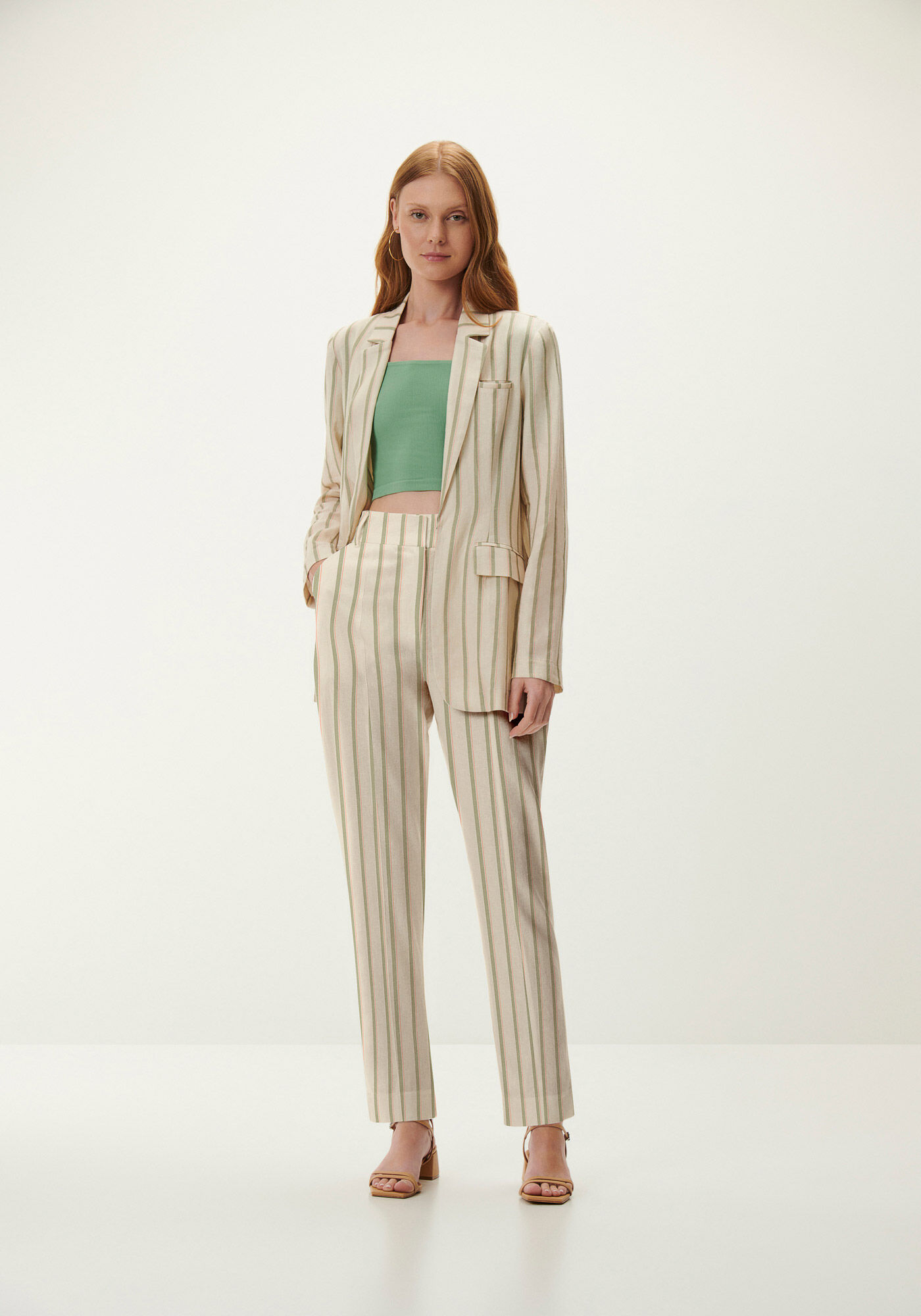 Cal&ccedil;a Carrot em Linho Alfaiataria, , large.