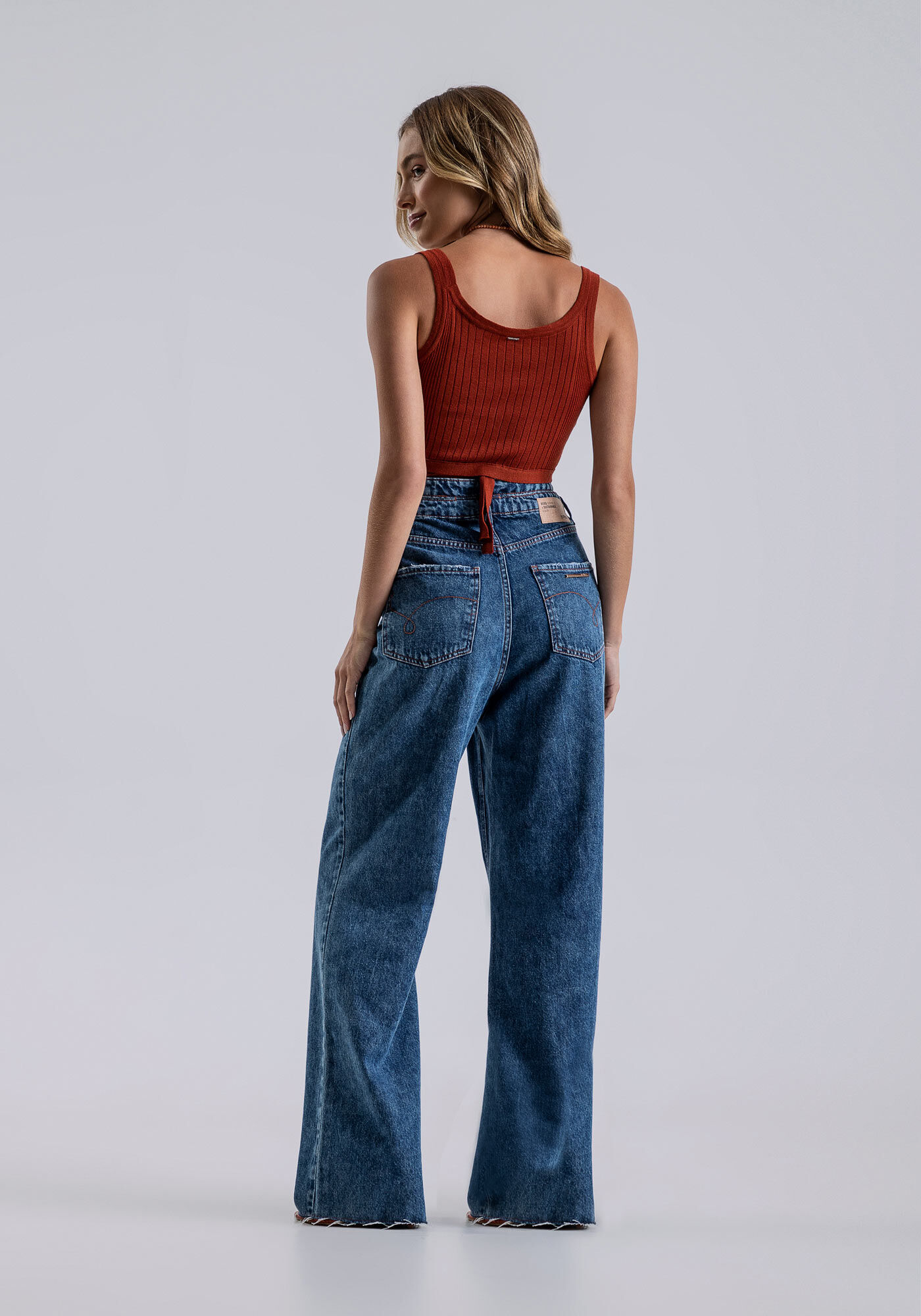 Blusa Transpassada Tric&ocirc; Cropped, , large.