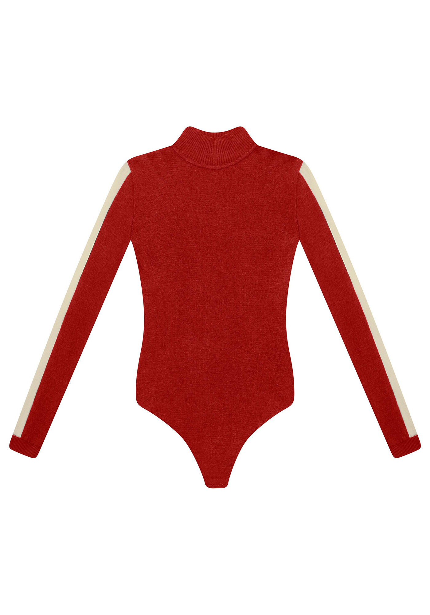 Body Manga Longa Gola Alta Tric&ocirc;, , large.