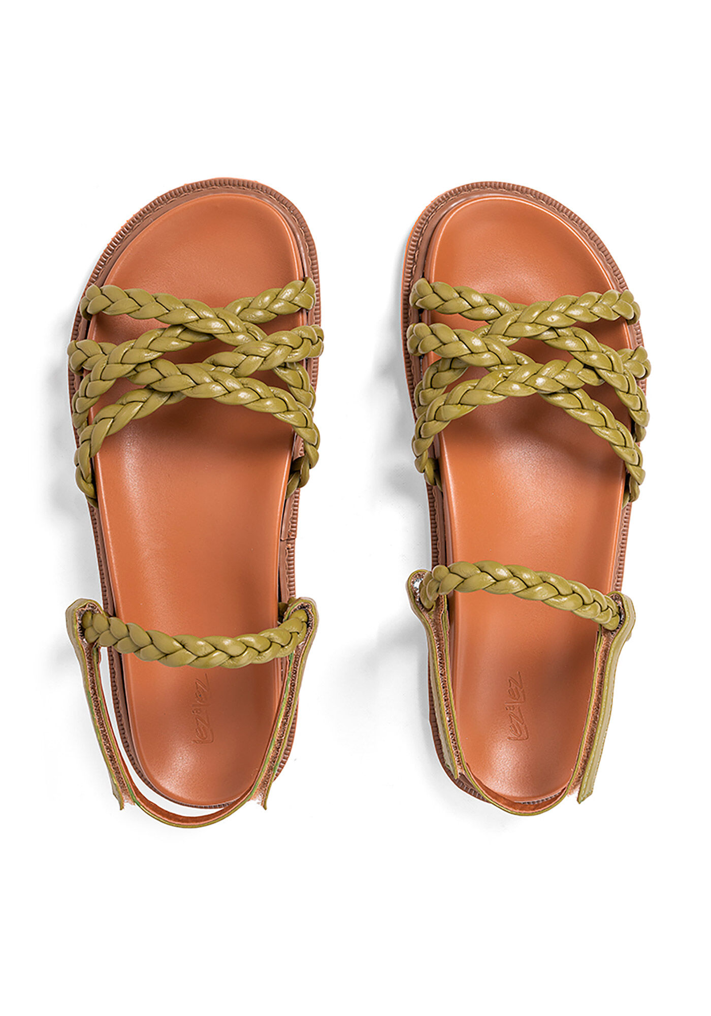 Sand&aacute;lia Papete com Tiras Tran&ccedil;adas, , large.