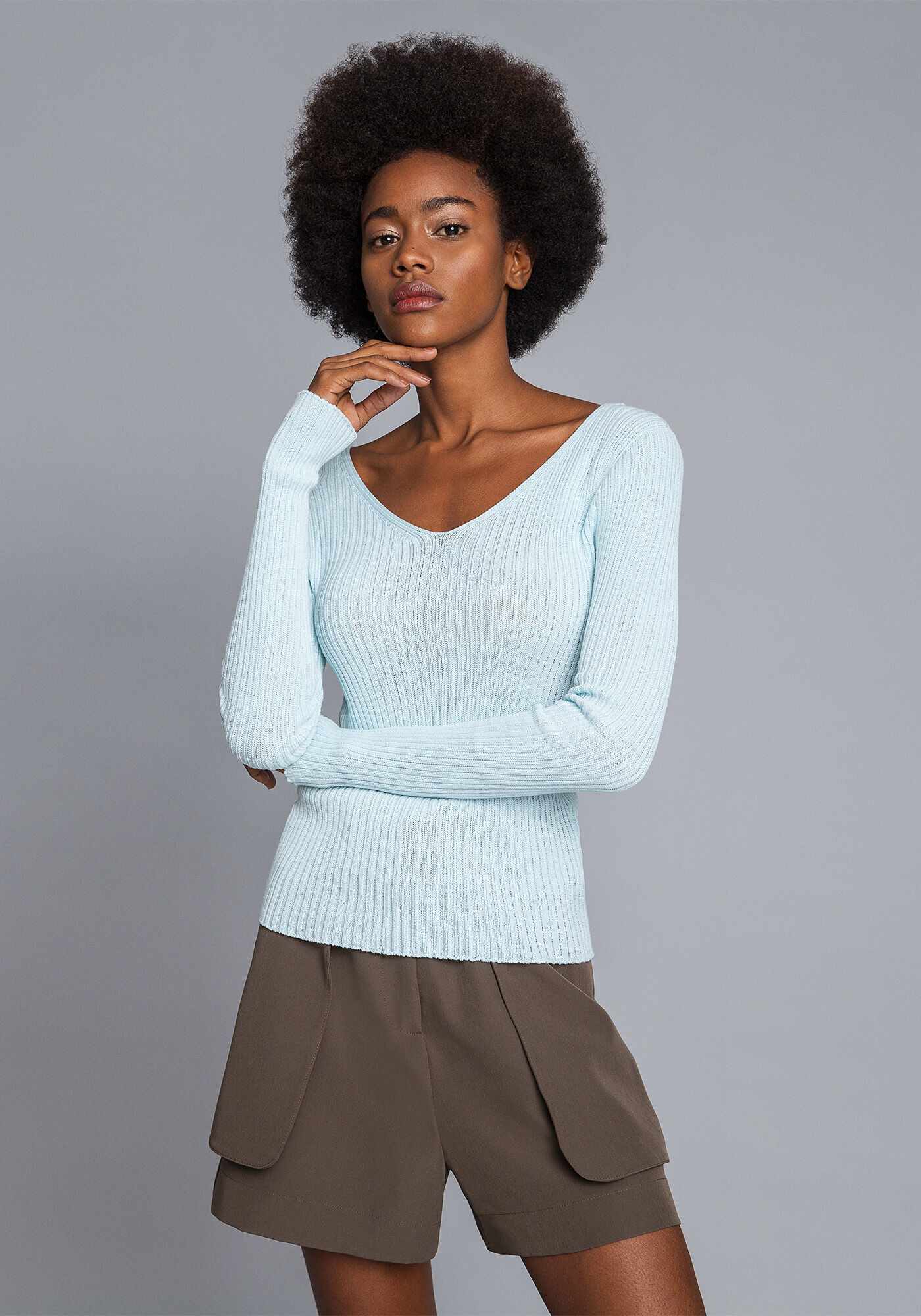 Blusa Manga Longa Tric&ocirc;, , large.