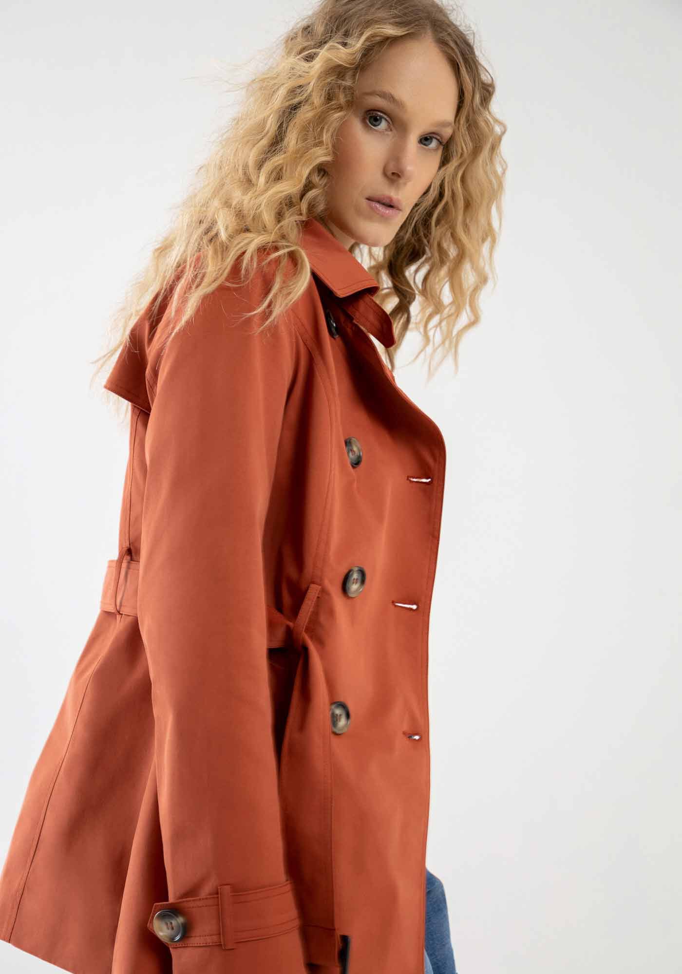 Trench Coat Alongado com Cinto, , large.