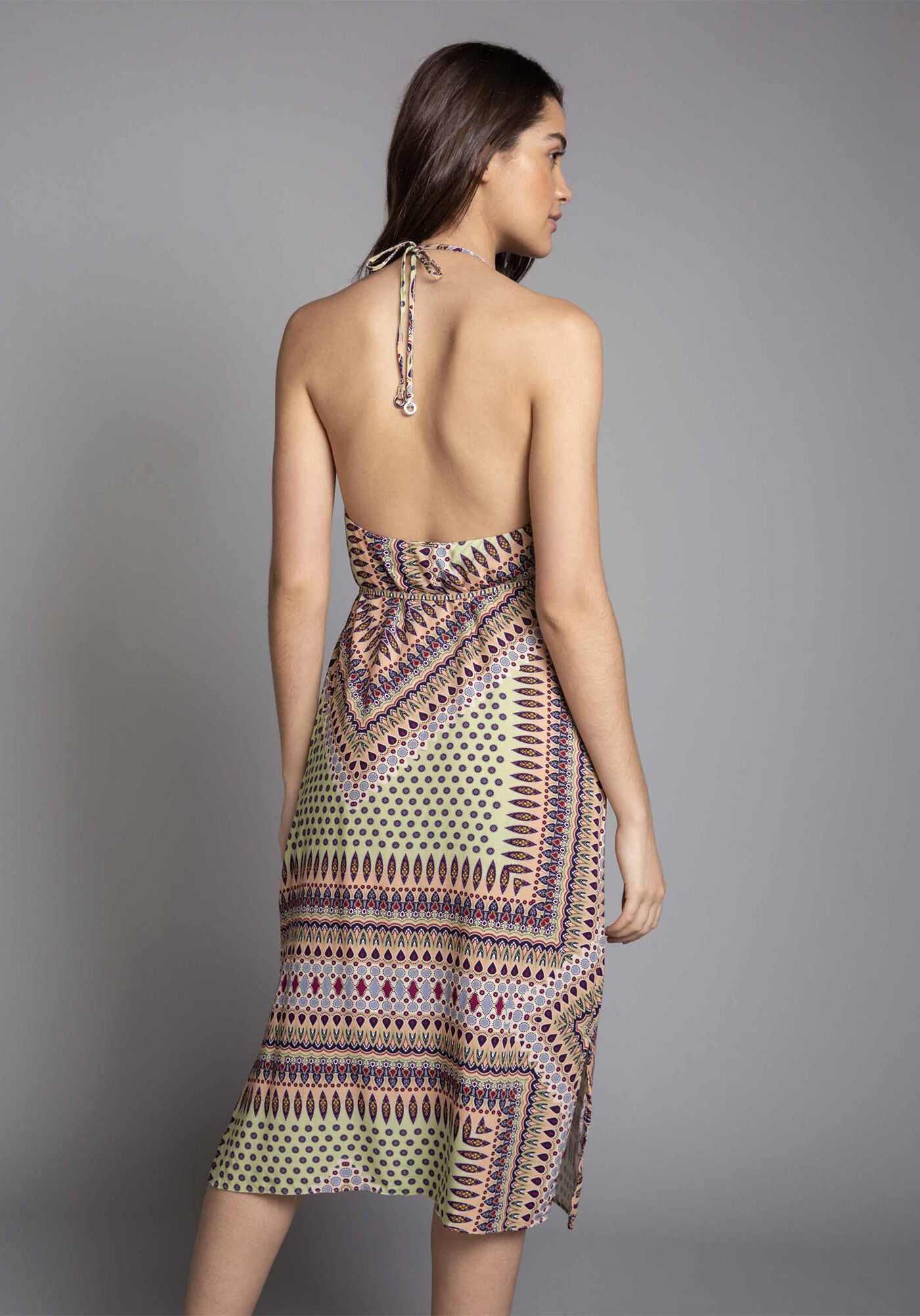 Vestido M&iacute;di com Cinto, , large.