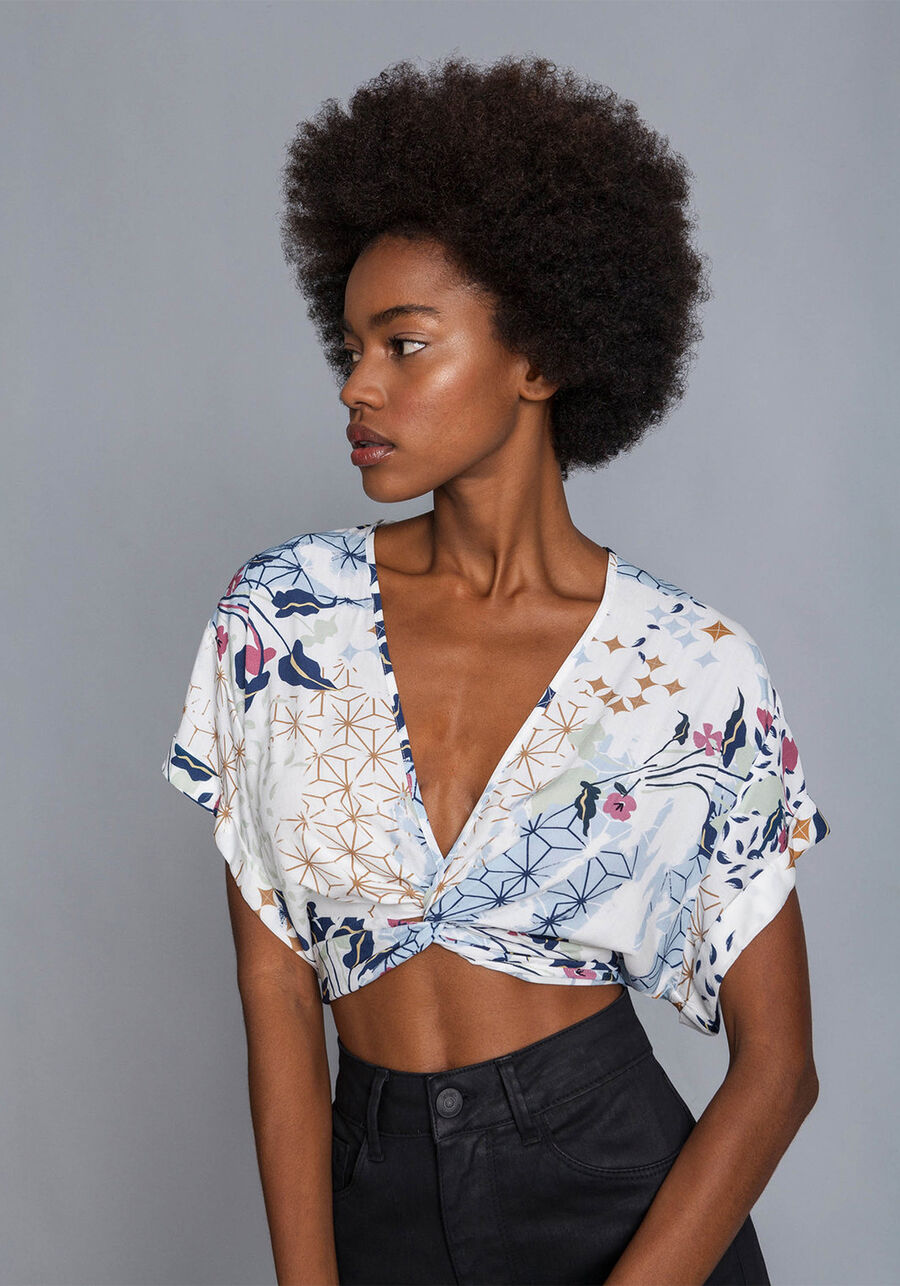 Blusa Cropped Transpassada, . Blusa Cropped Transpassada, , large.