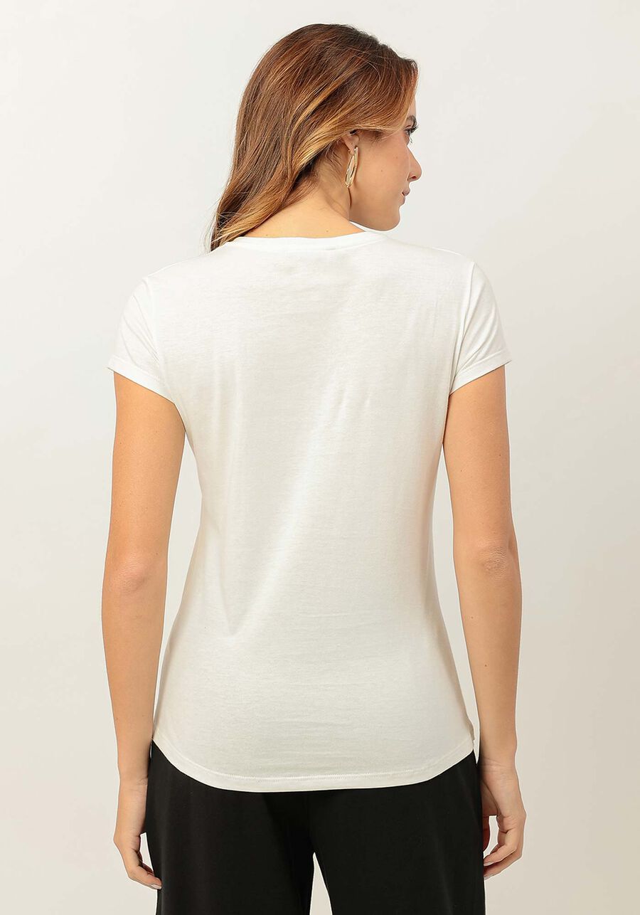 T-shirt em Malha com Estampa Lez a Lez, . T-shirt em Malha com Estampa Lez a Lez, , large.