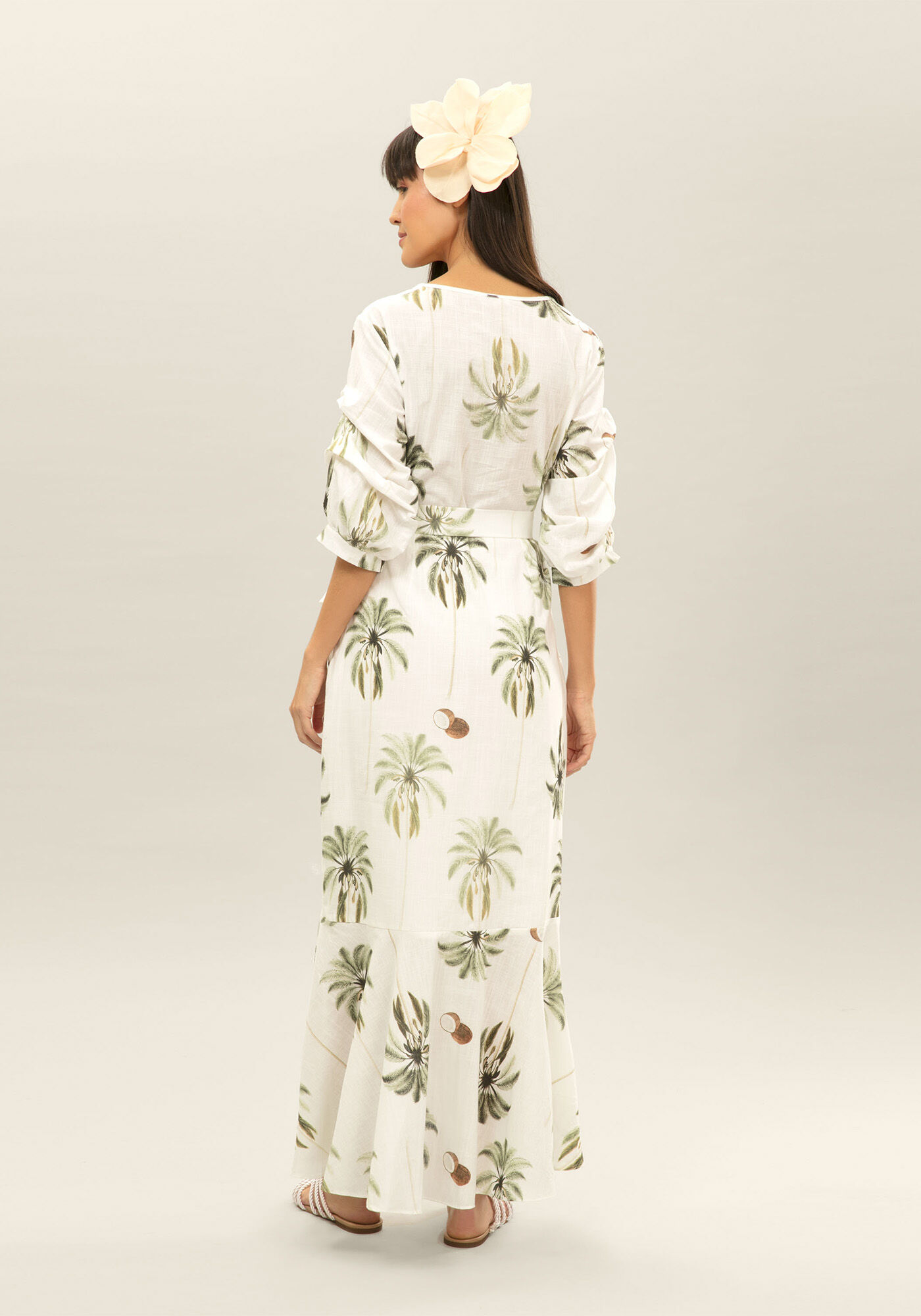 Vestido M&iacute;di com Cinto, , large.