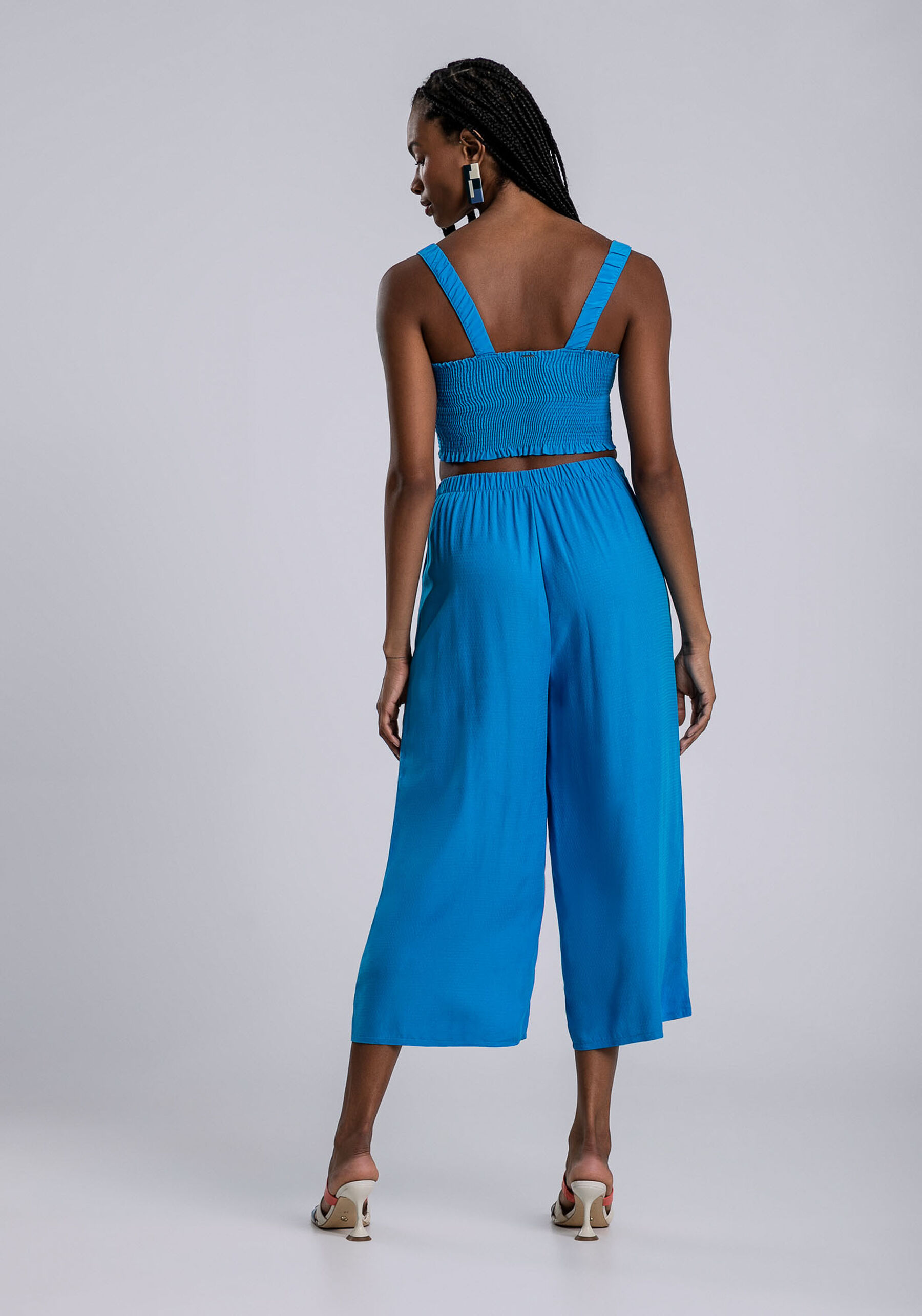 Calça Pantacourt Rayon Star Cores, . Calça Pantacourt Rayon Star Cores, , large.