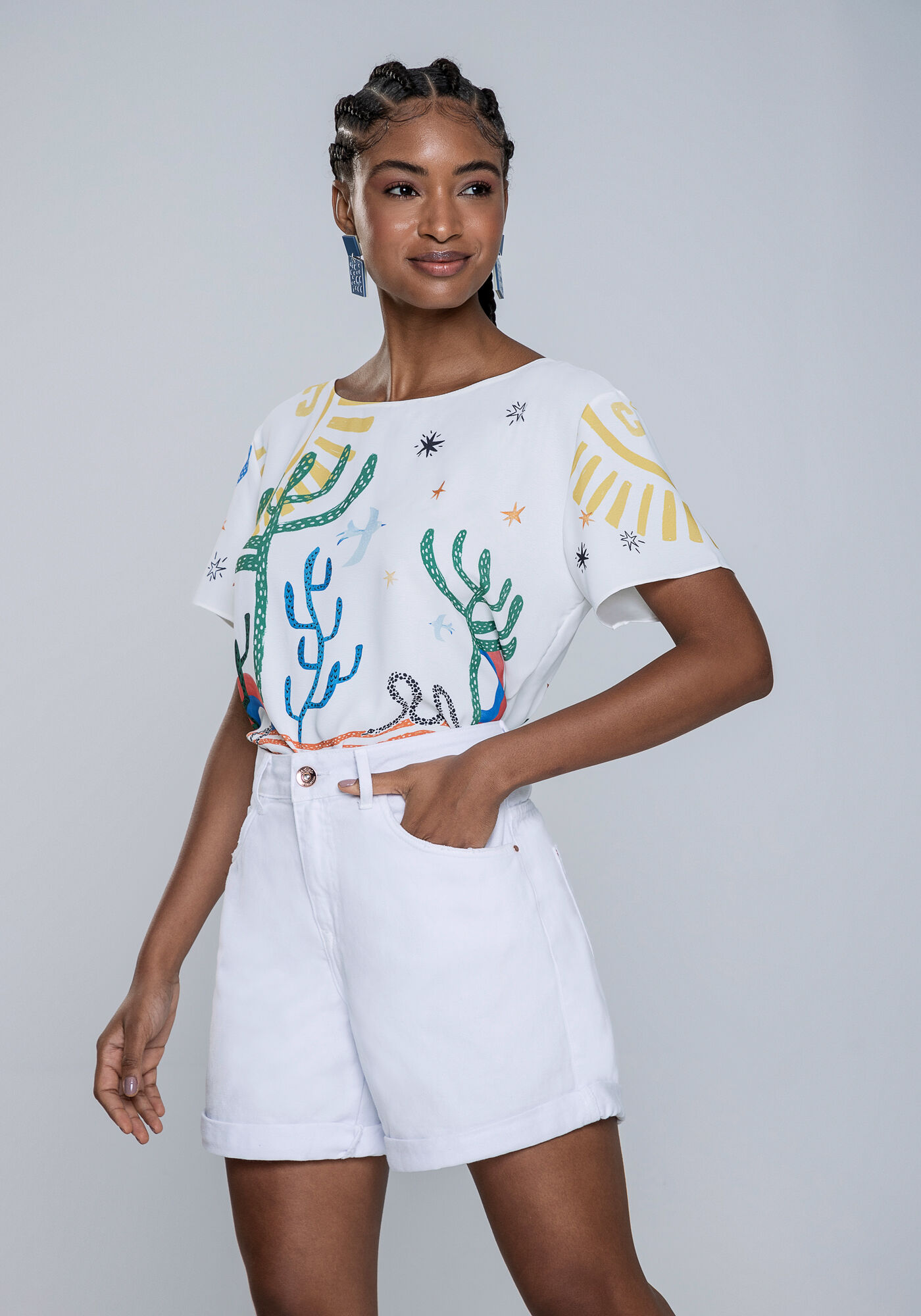 Bermuda Sarja Boyfriend Venice, BRANCO, large.