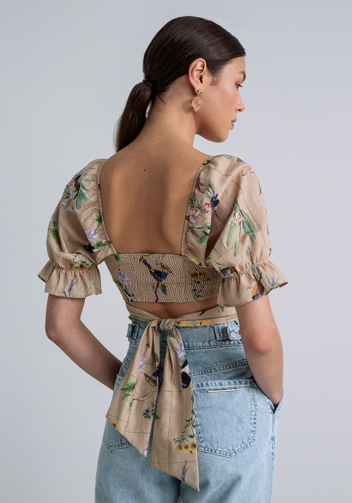Modelo de blusa com manga bufante new arrivals